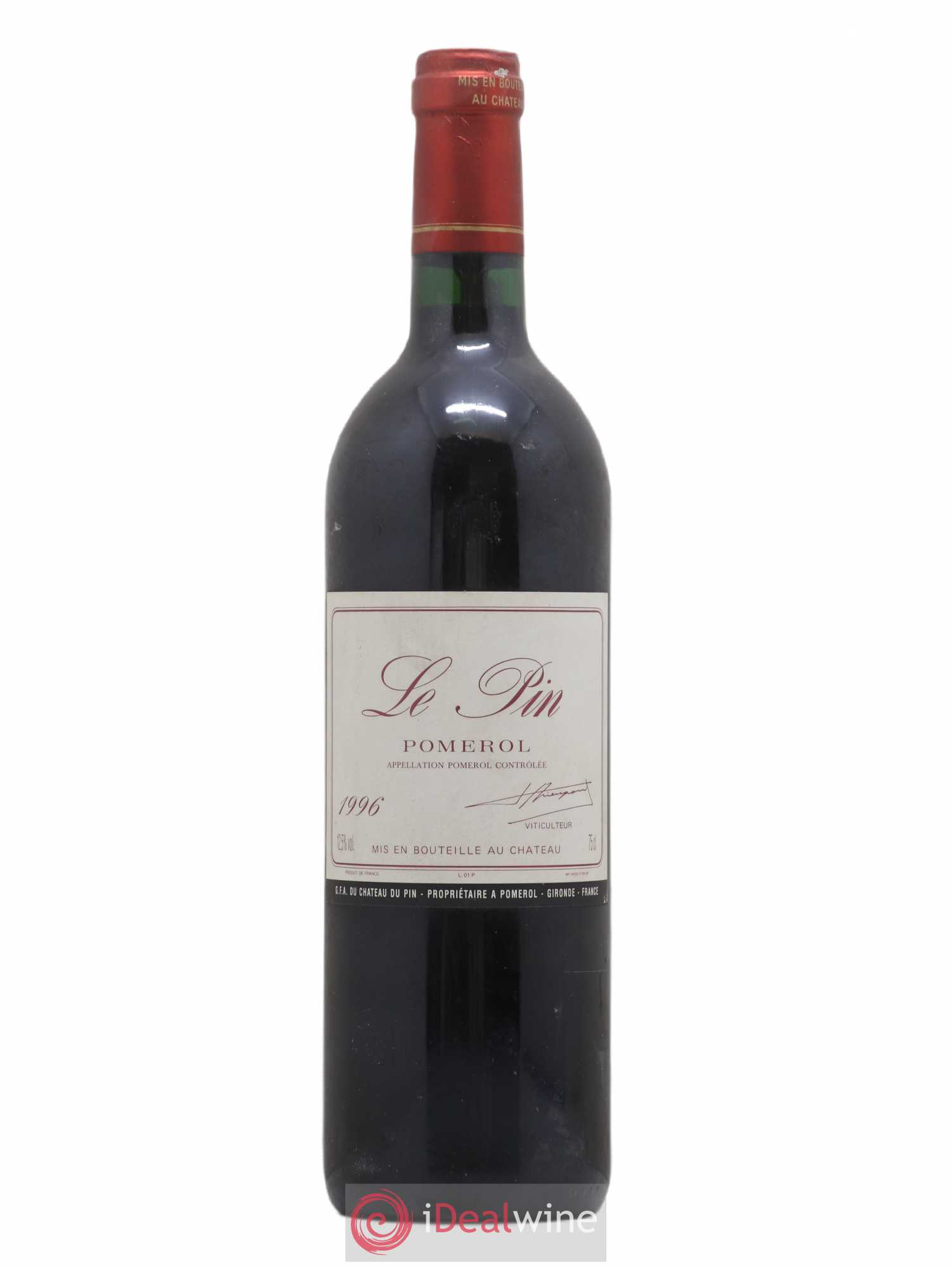 Château Le Pin 1996 - Lot de 1 bouteille - 0