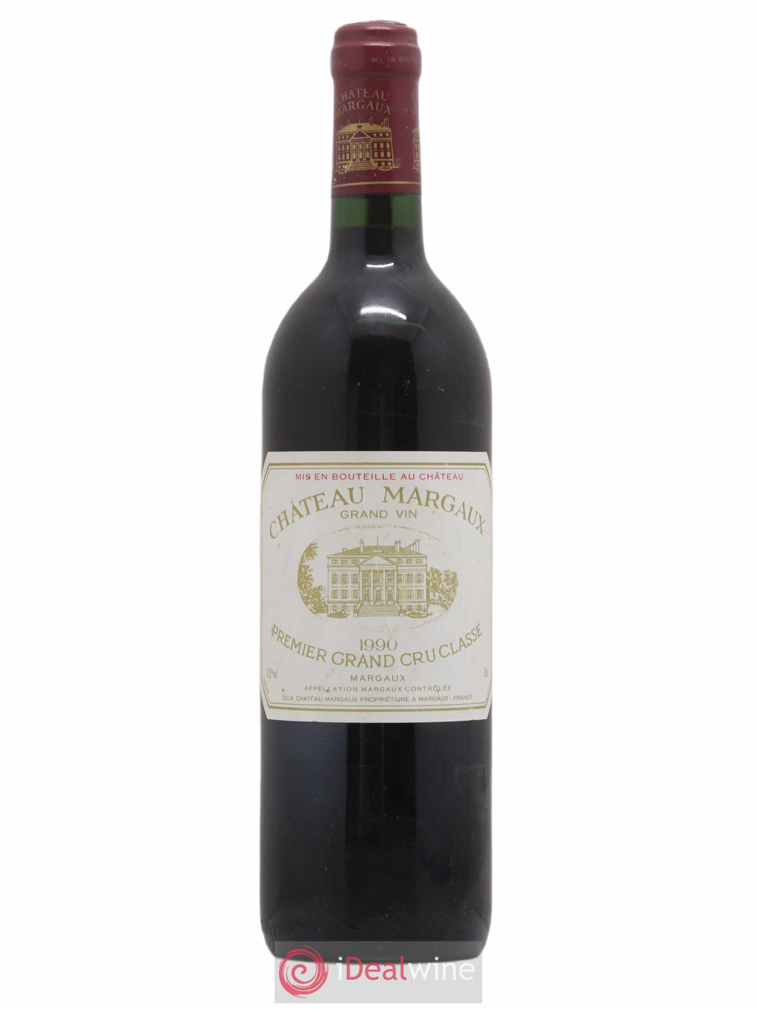 Château Margaux 1er Grand Cru Classé 1990 - Lot de 1 bouteille - 0