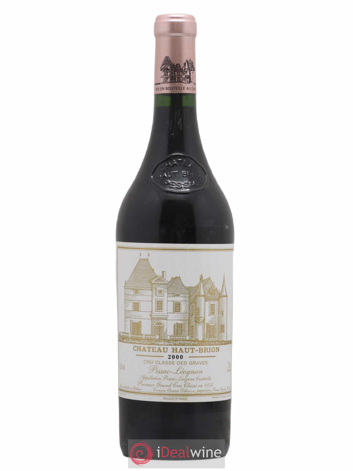 Château Haut Brion 1er Grand Cru Classé 2000 - Lot de 1 bouteille - 0
