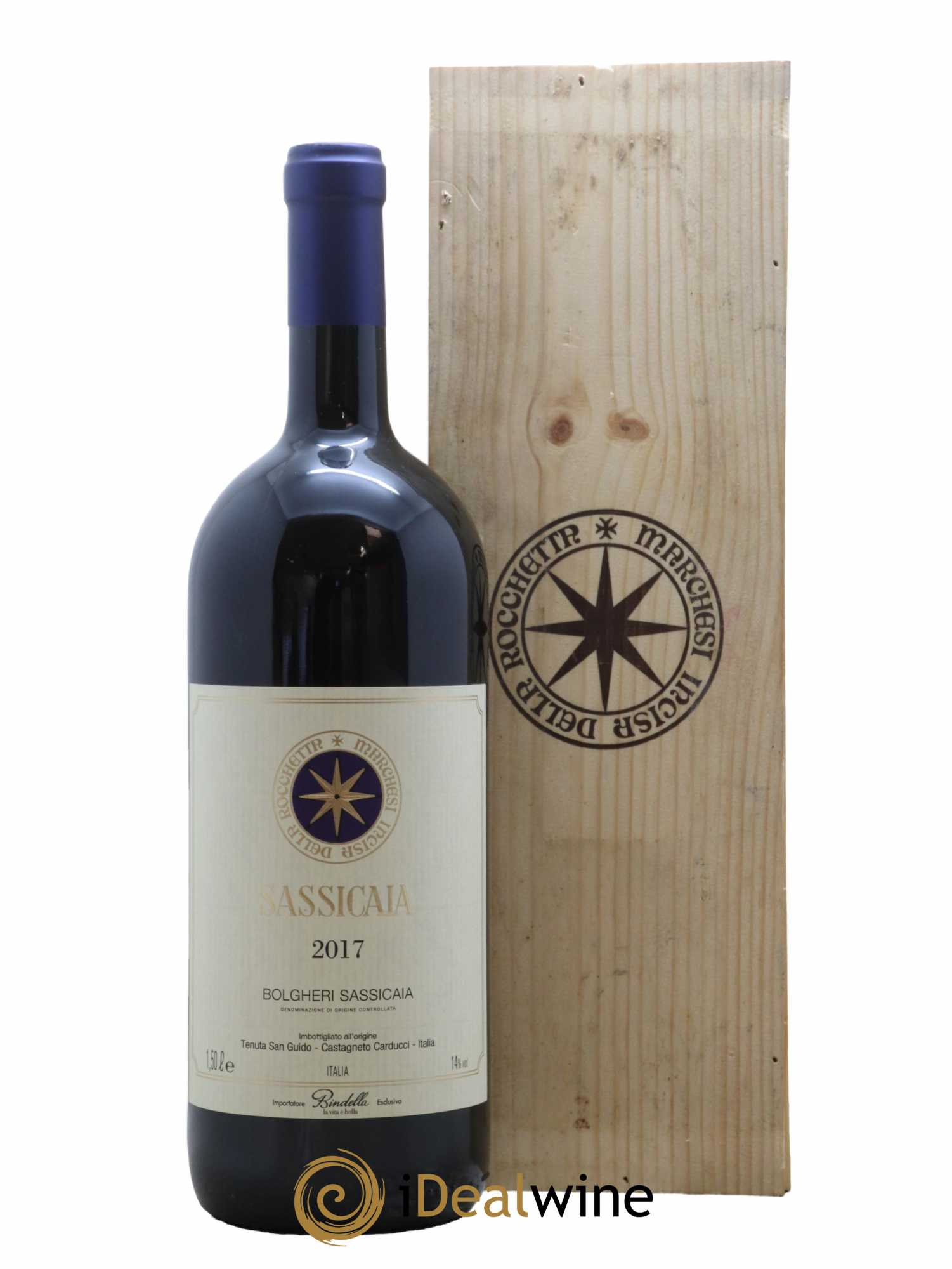 Bolgheri DOC Sassicaia Tenuta San Guido 2017 - Lot de 1 magnum - 0