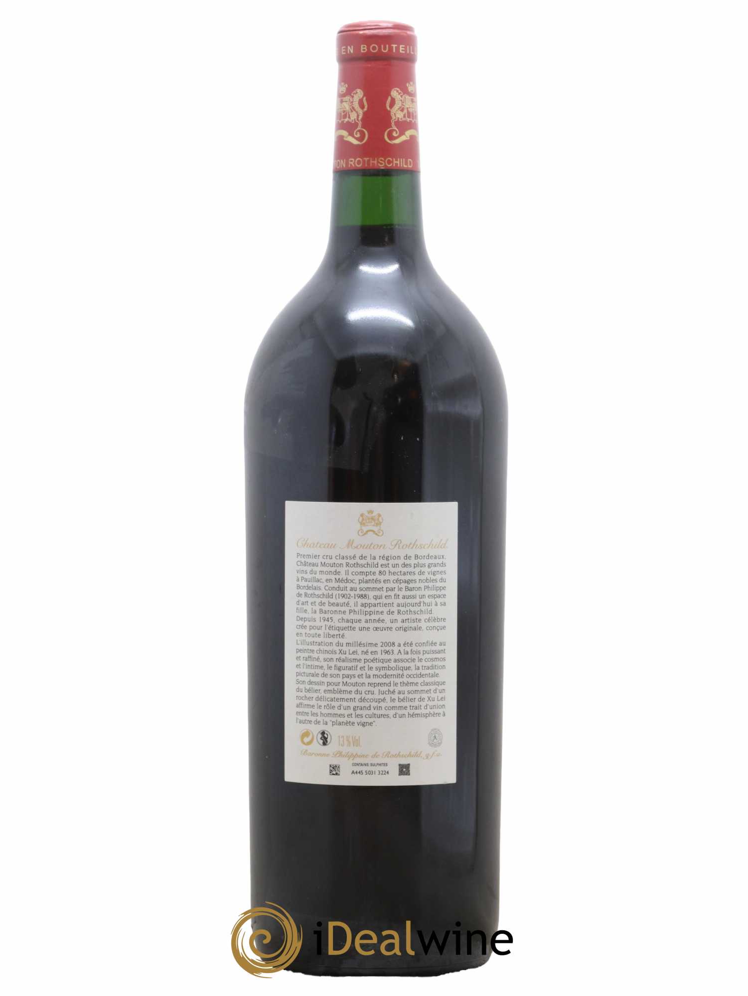 Château Mouton Rothschild 1er Grand Cru Classé 2008 - Lot de 1 magnum - 1