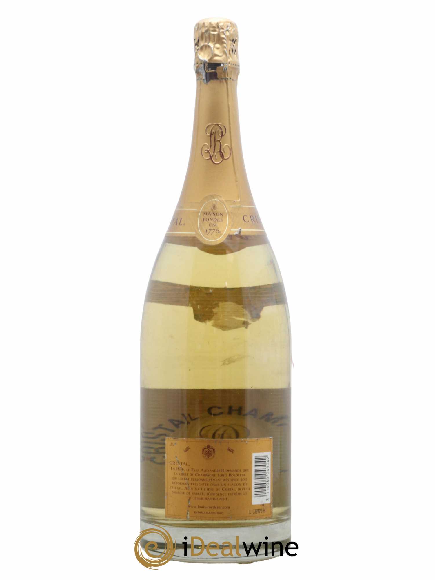 Cristal Louis Roederer Brut 2002 - Lot de 1 magnum - 1