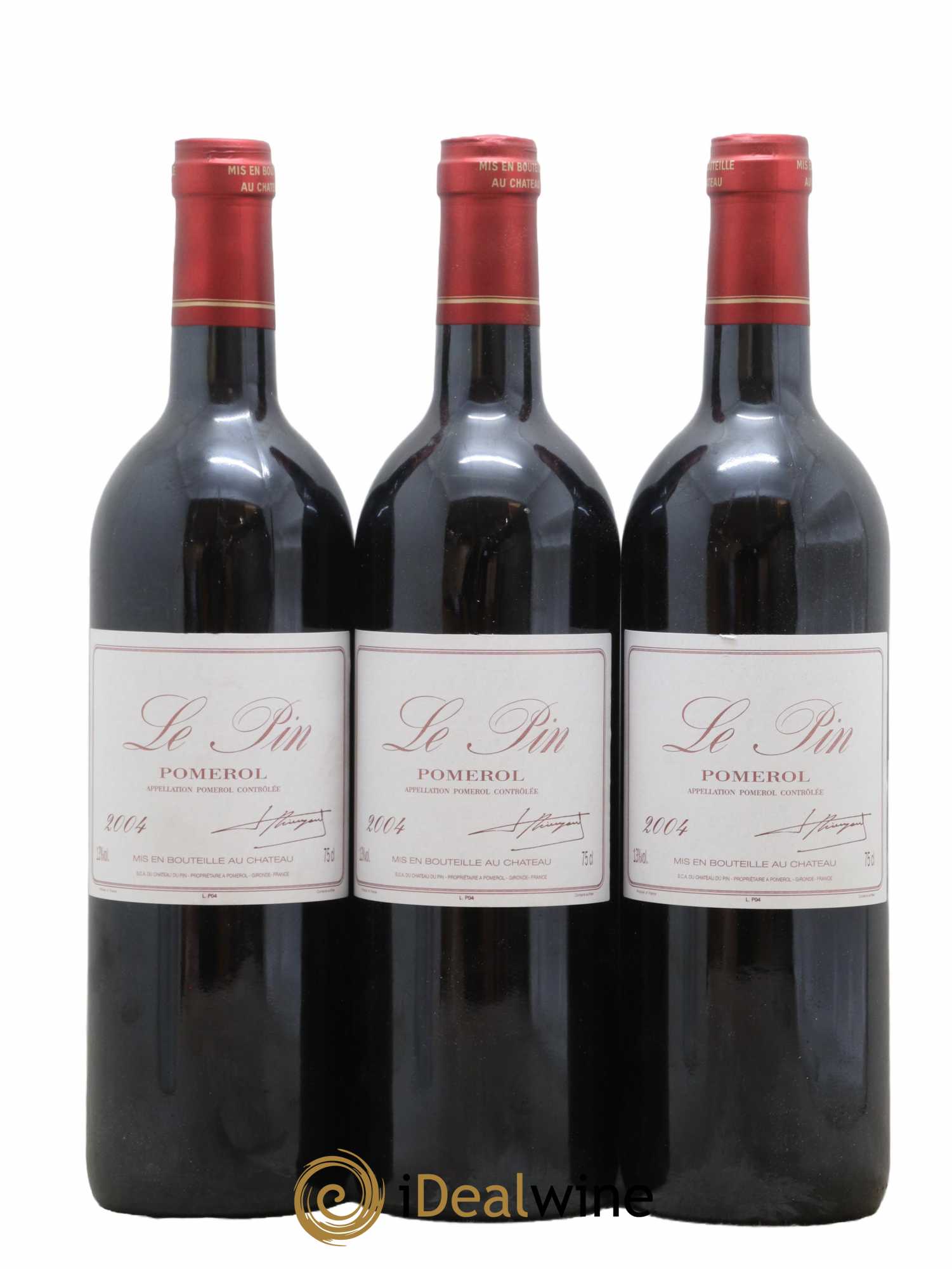 Château Le Pin 2004 - Lot de 3 bouteilles - 1