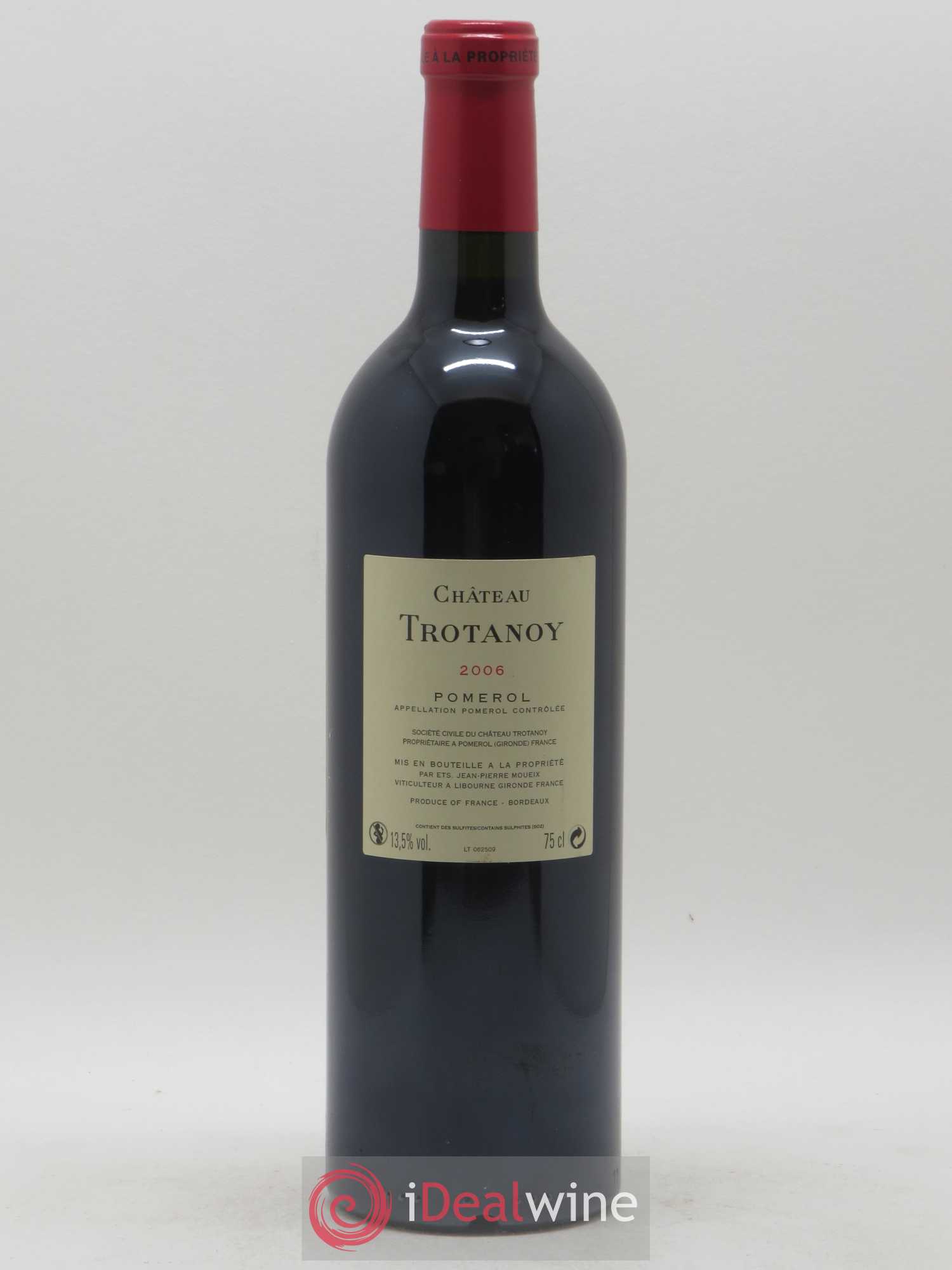 Château Trotanoy 2006 - Lot de 1 bouteille - 1