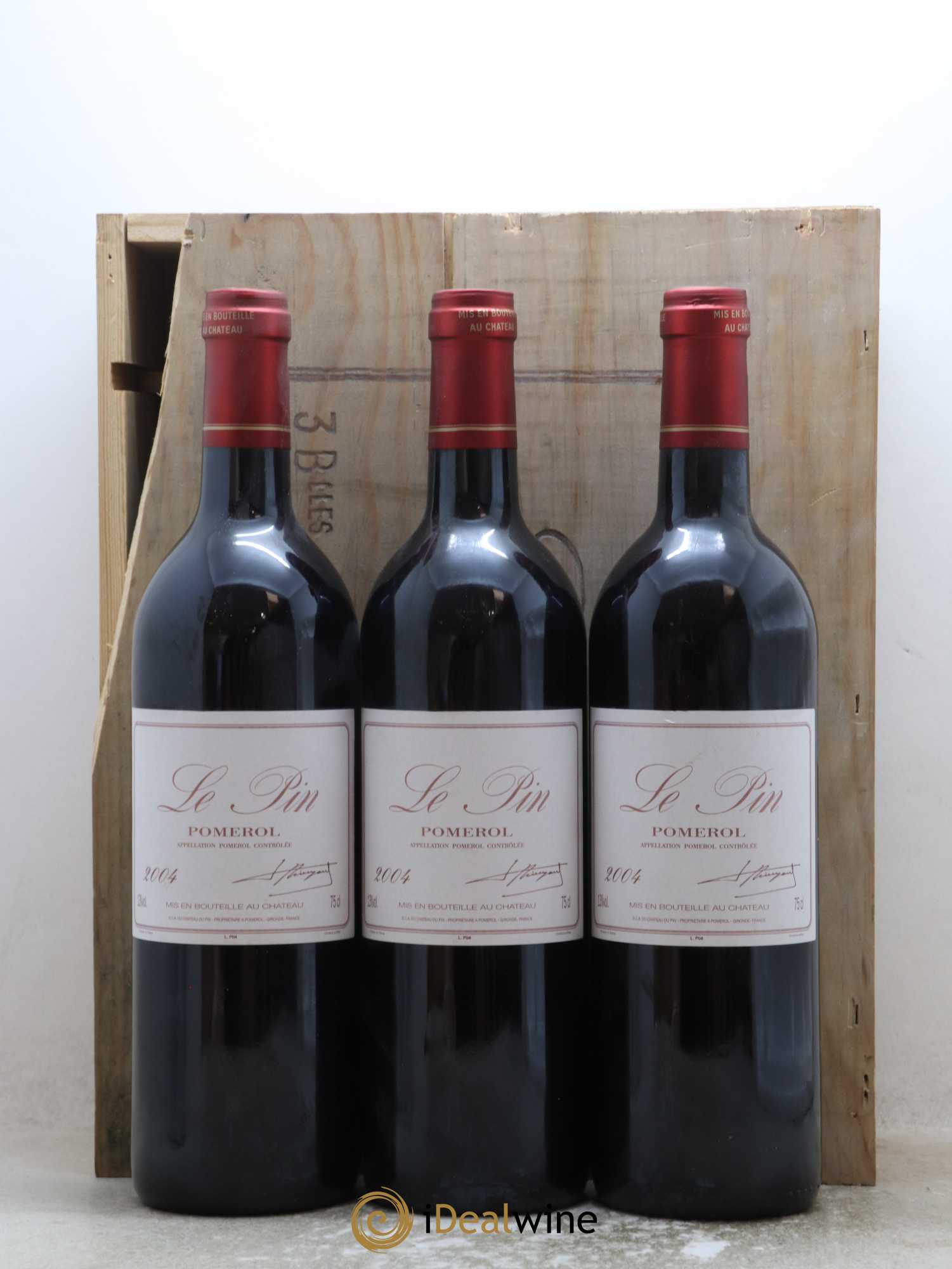 Château Le Pin 2004 - Posten von 3 Flaschen - 2