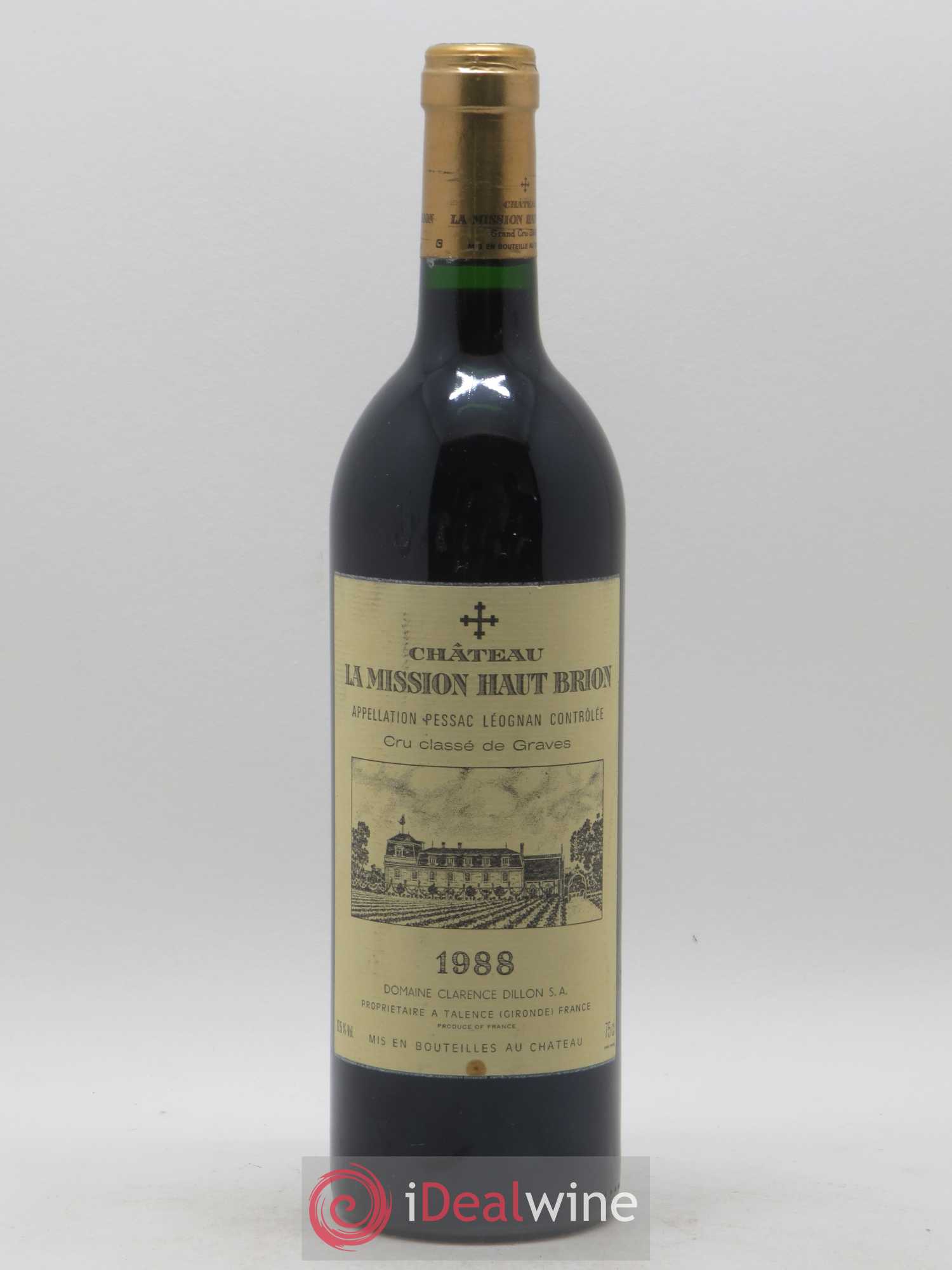 Château la Mission Haut-Brion Cru Classé de Graves 1988 - Lot de 1 bouteille - 0