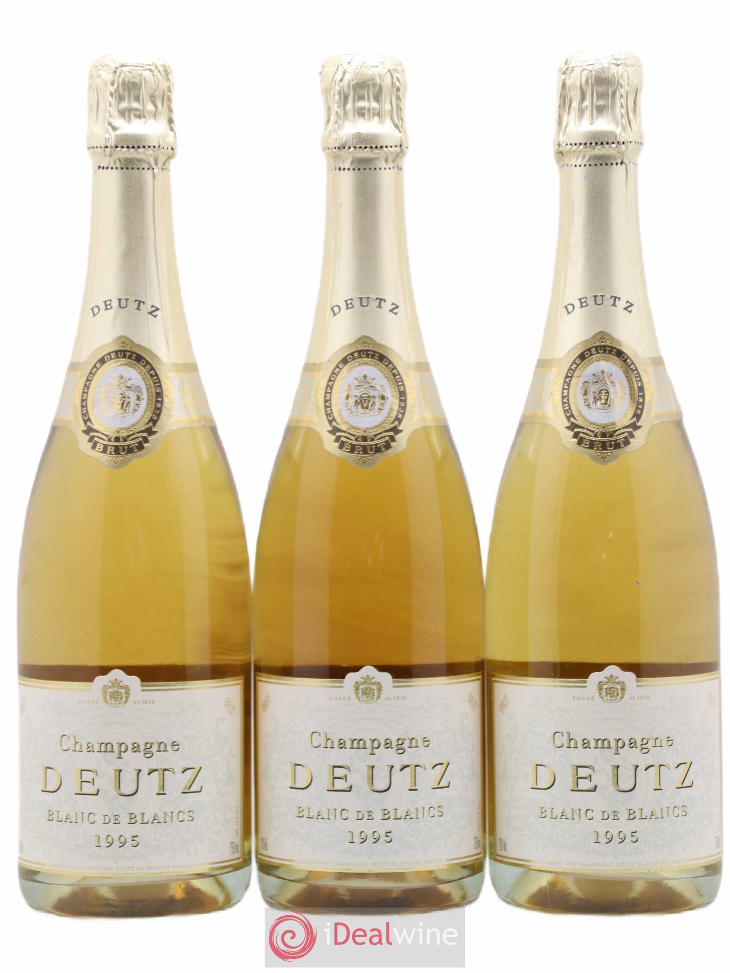 Blanc de Blancs Brut Deutz 1995 - Lot de 3 bouteilles - 0
