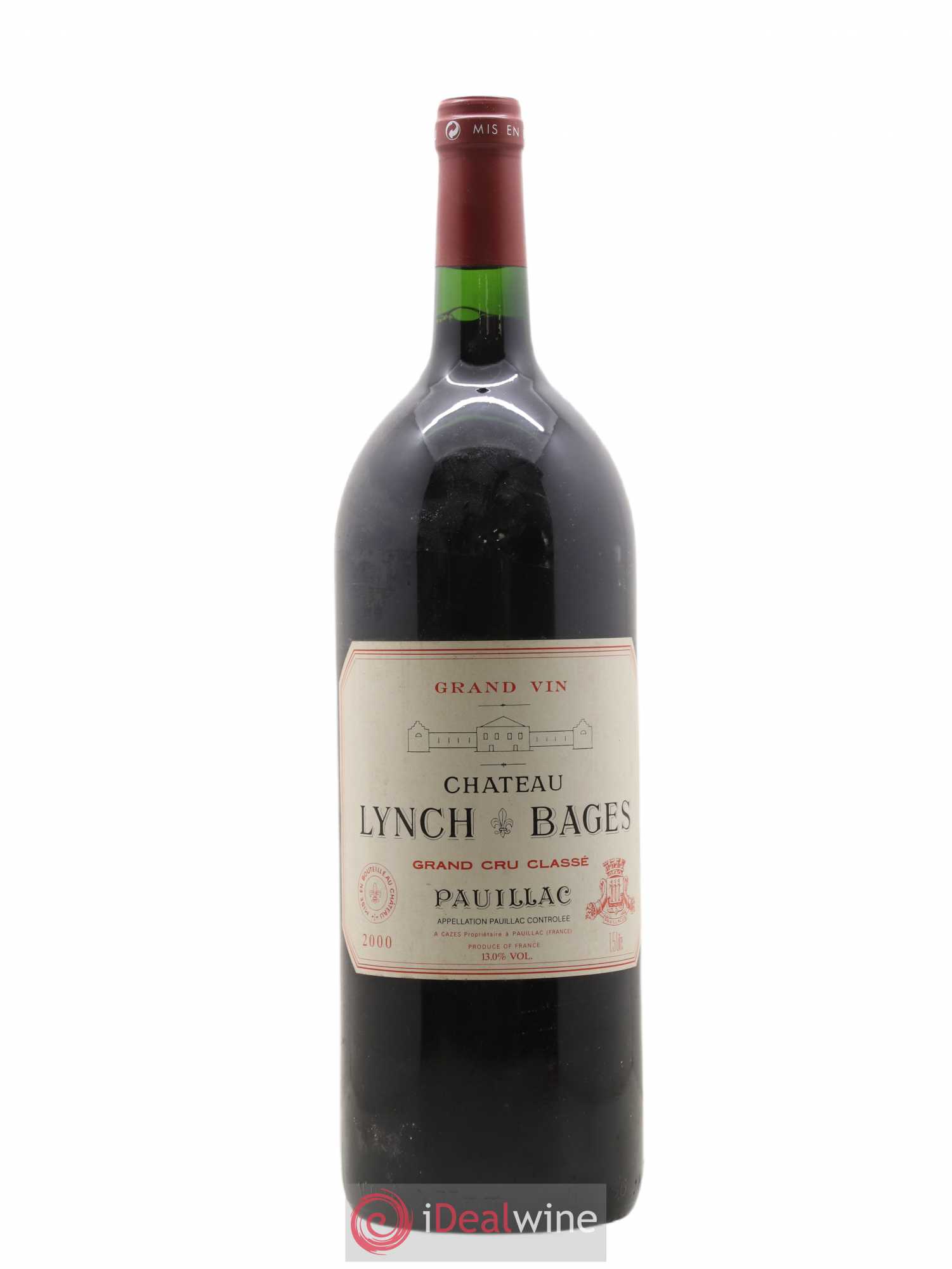 Château Lynch Bages 5ème Grand Cru Classé 2000 - Lot de 1 magnum - 0