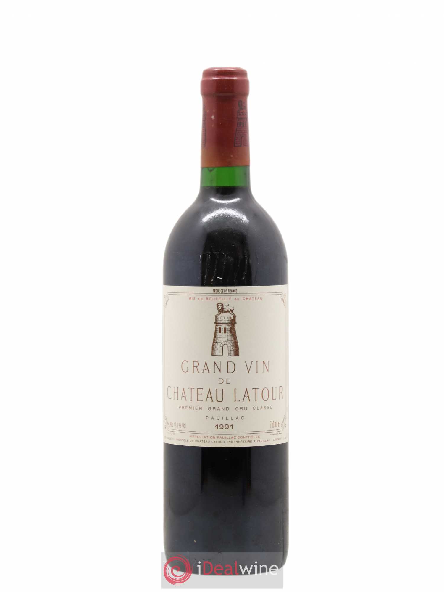 Château Latour 1er Grand Cru Classé 1991 - Lot de 1 bouteille - 0
