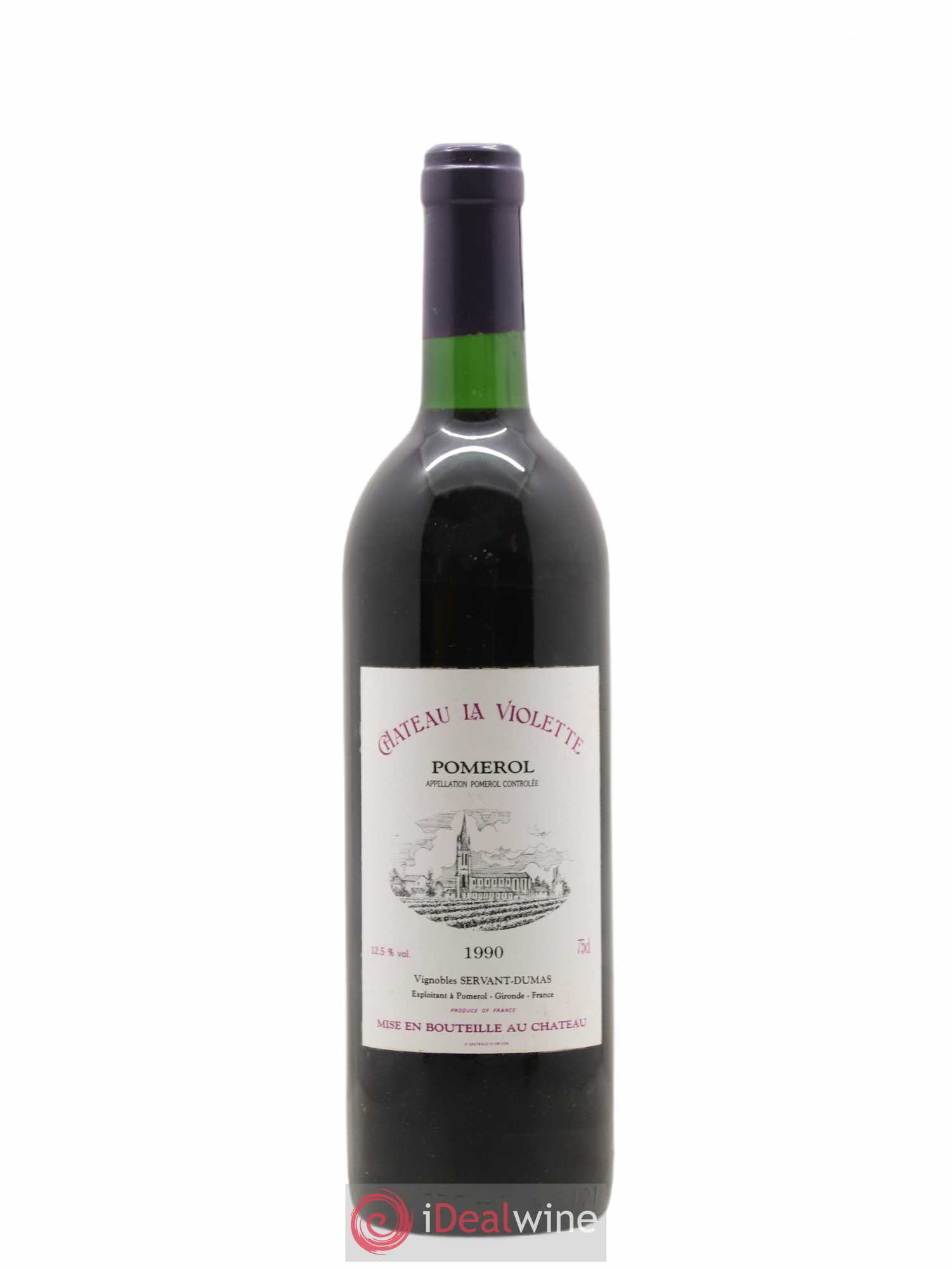 Château la Violette 1990 - Lot de 1 bouteille - 0