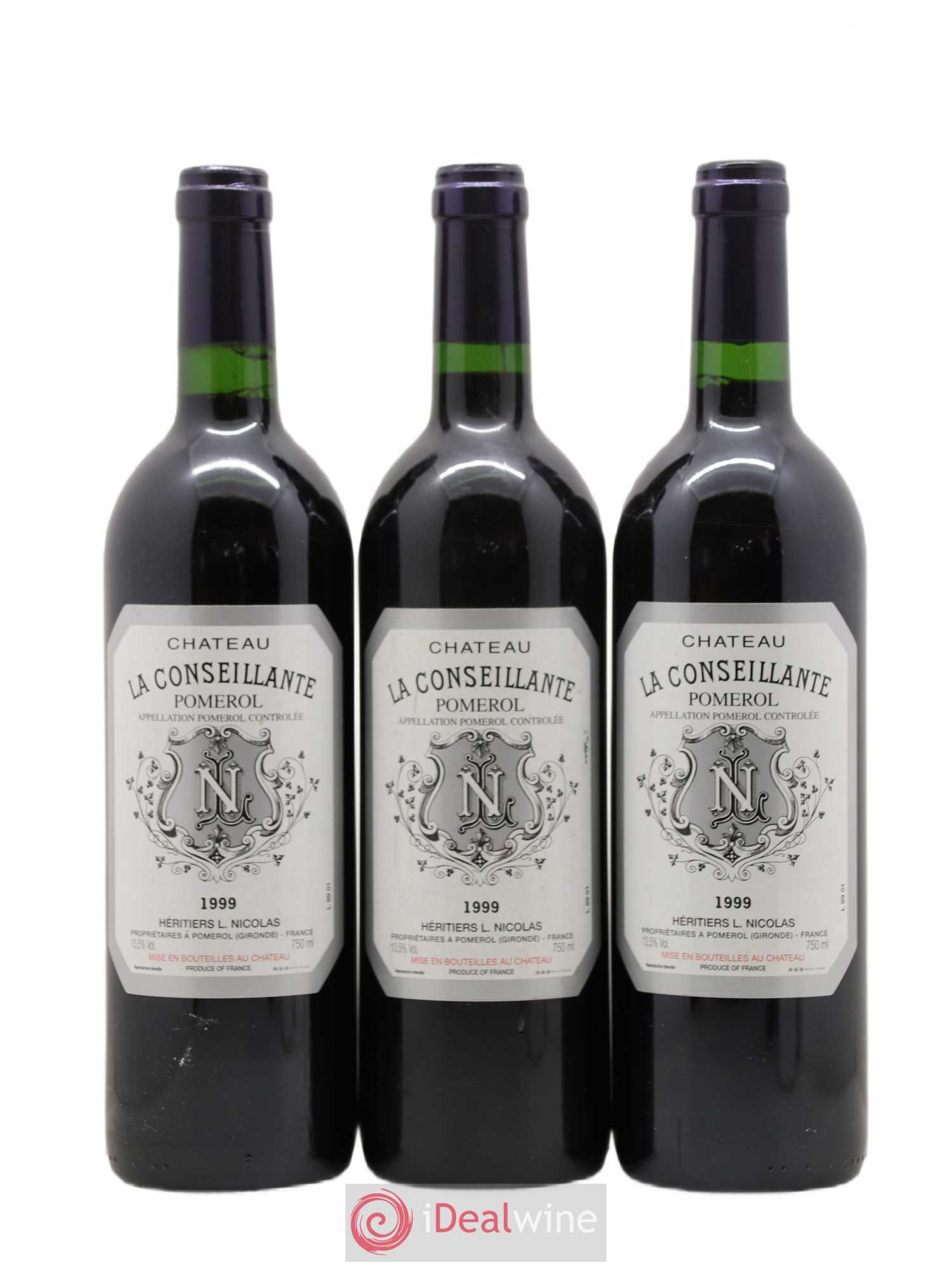 Château la Conseillante 1999 - Lot de 3 bouteilles - 0