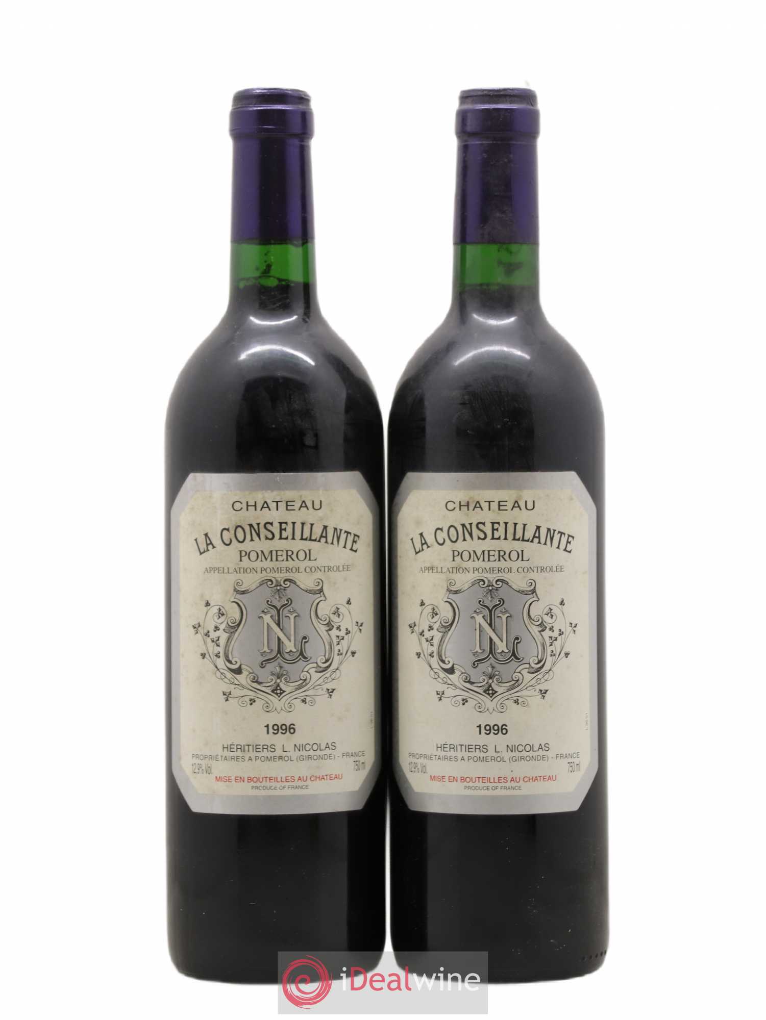 Château la Conseillante 1996 - Lot de 2 bouteilles - 0