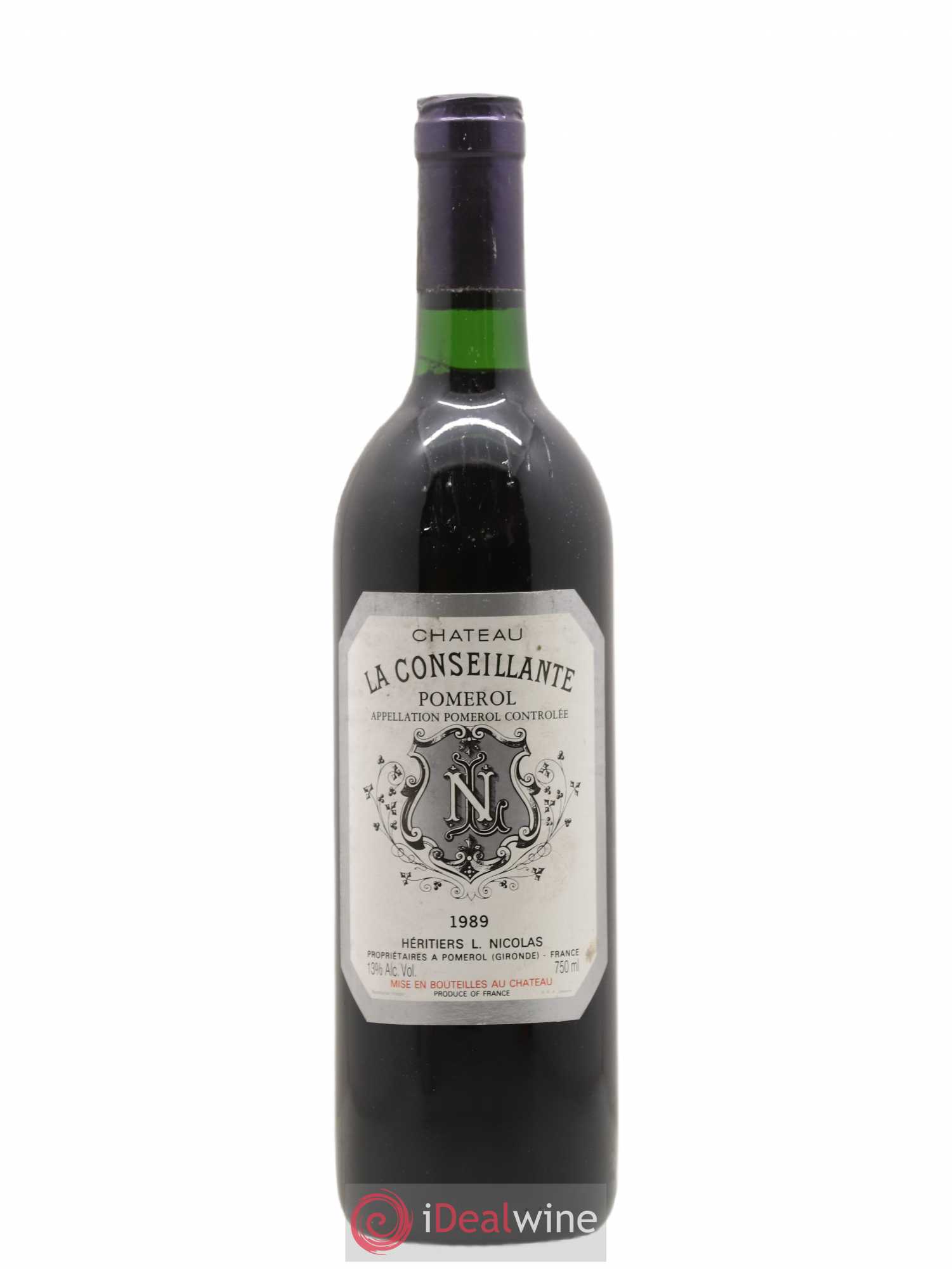Château la Conseillante 1989 - Lot de 1 bouteille - 0
