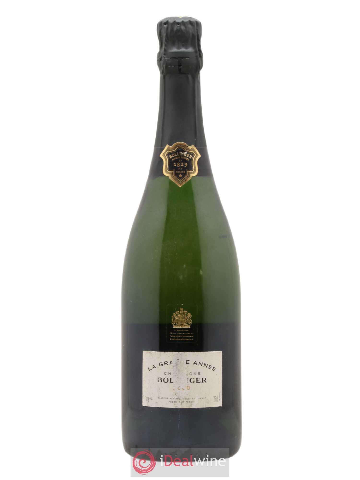 La Grande Année Brut Bollinger 2000 - Lot de 1 bouteille - 0