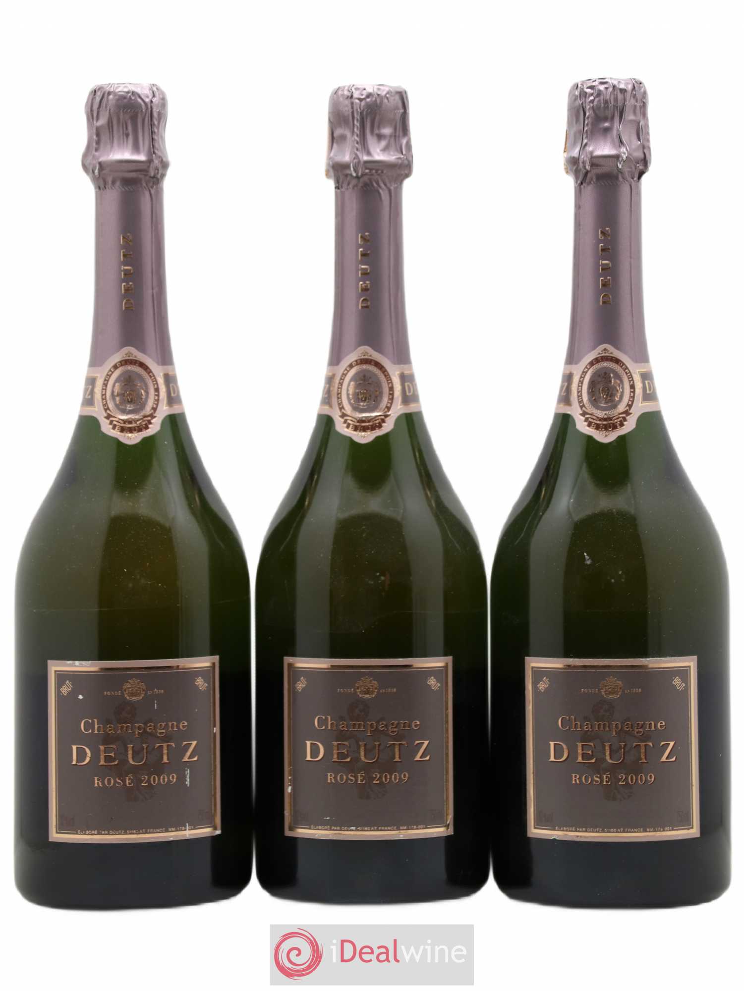 Rosé Deutz 2009 - Lot de 3 bouteilles - 0