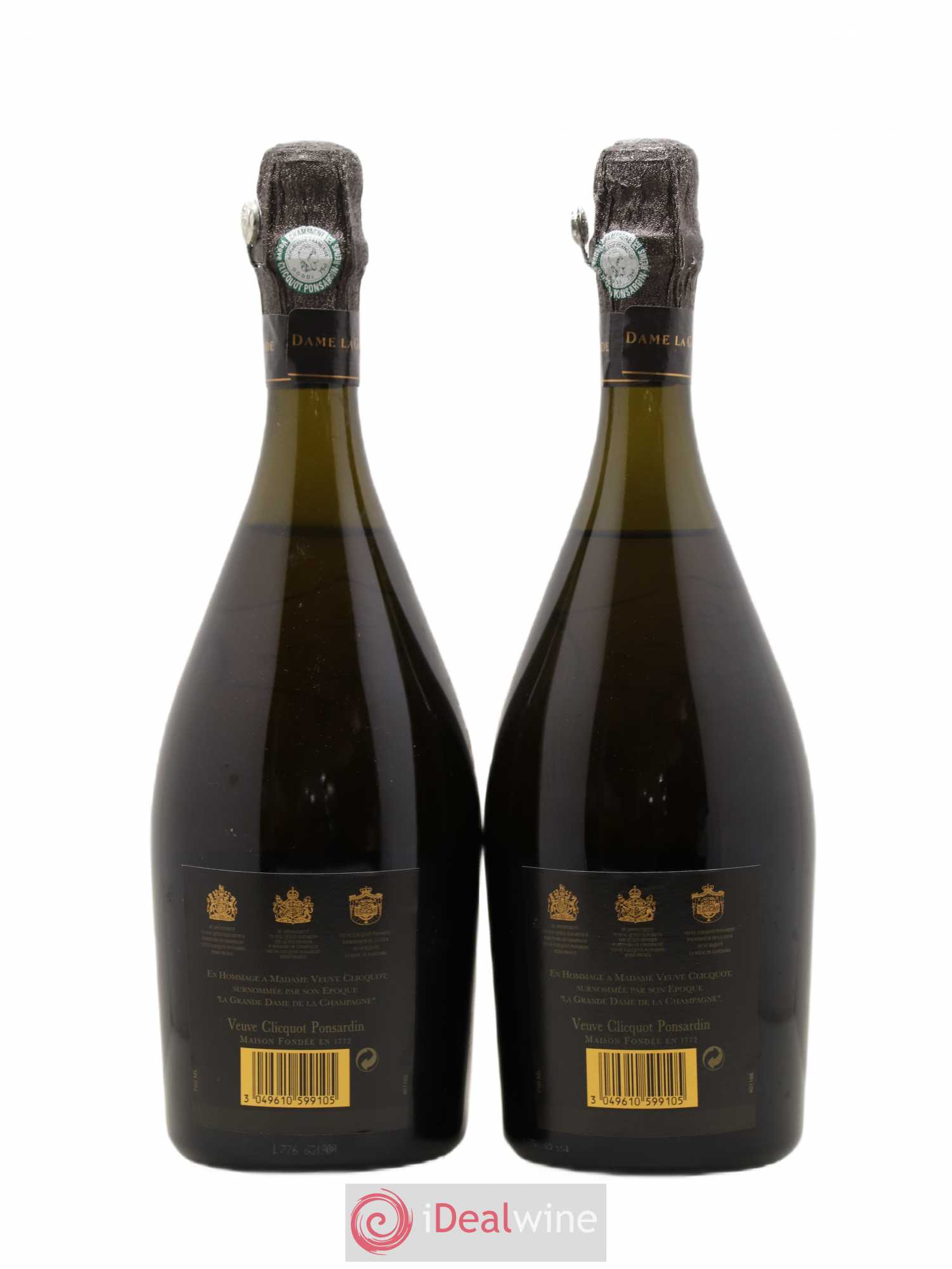 La Grande Dame Veuve Clicquot 1990 - Lot de 2 bouteilles - 1
