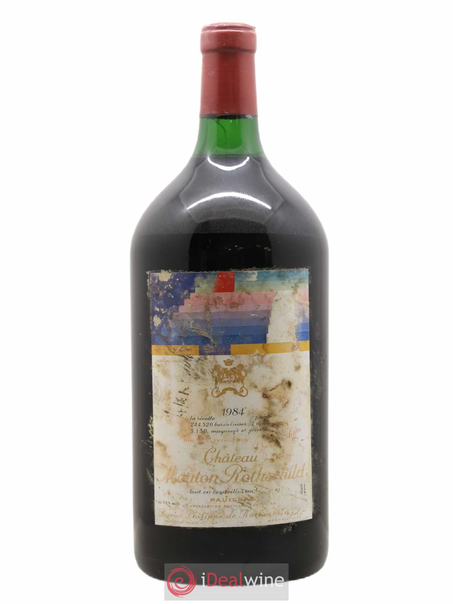 Château Mouton Rothschild 1er Grand Cru Classé 1984 - Lot de 1 double magnum - 0