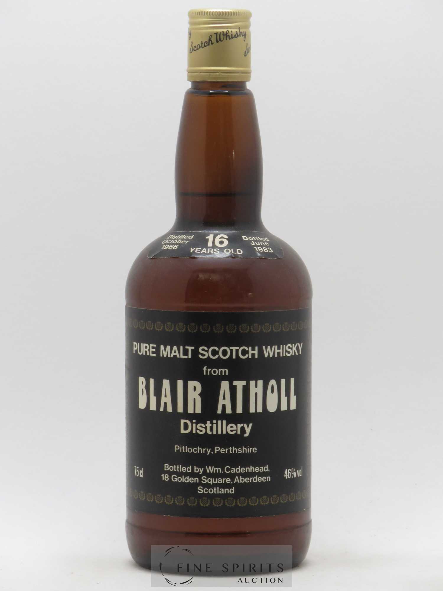 Blair Athol 16 years 1966 Cadenhead's bottled 1983 - Lot de 1 bouteille - 1