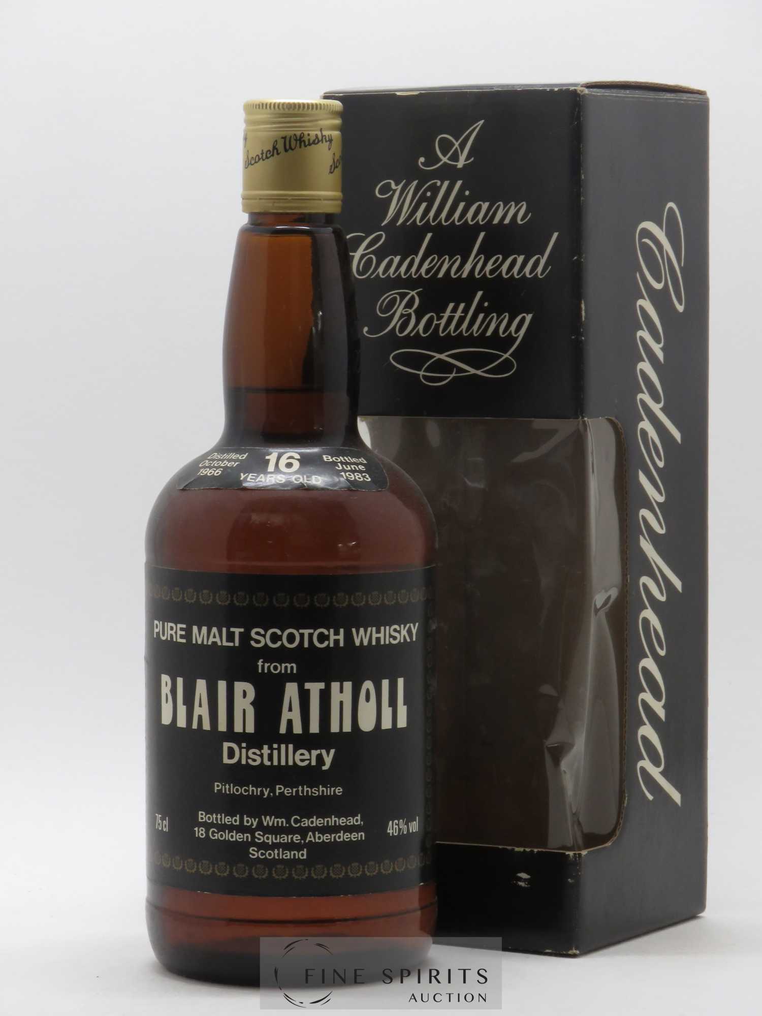 Blair Athol 16 years 1966 Cadenhead's bottled 1983 - Lot de 1 bouteille - 0