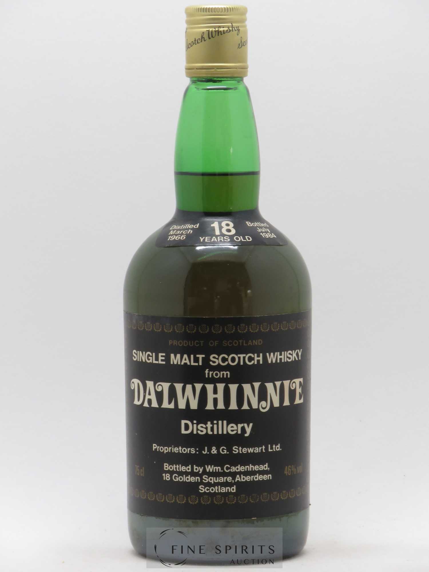 Dalwhinnie 18 years 1966 Cadenhead's bottled 1984 - Lot of 1 bottle - 0