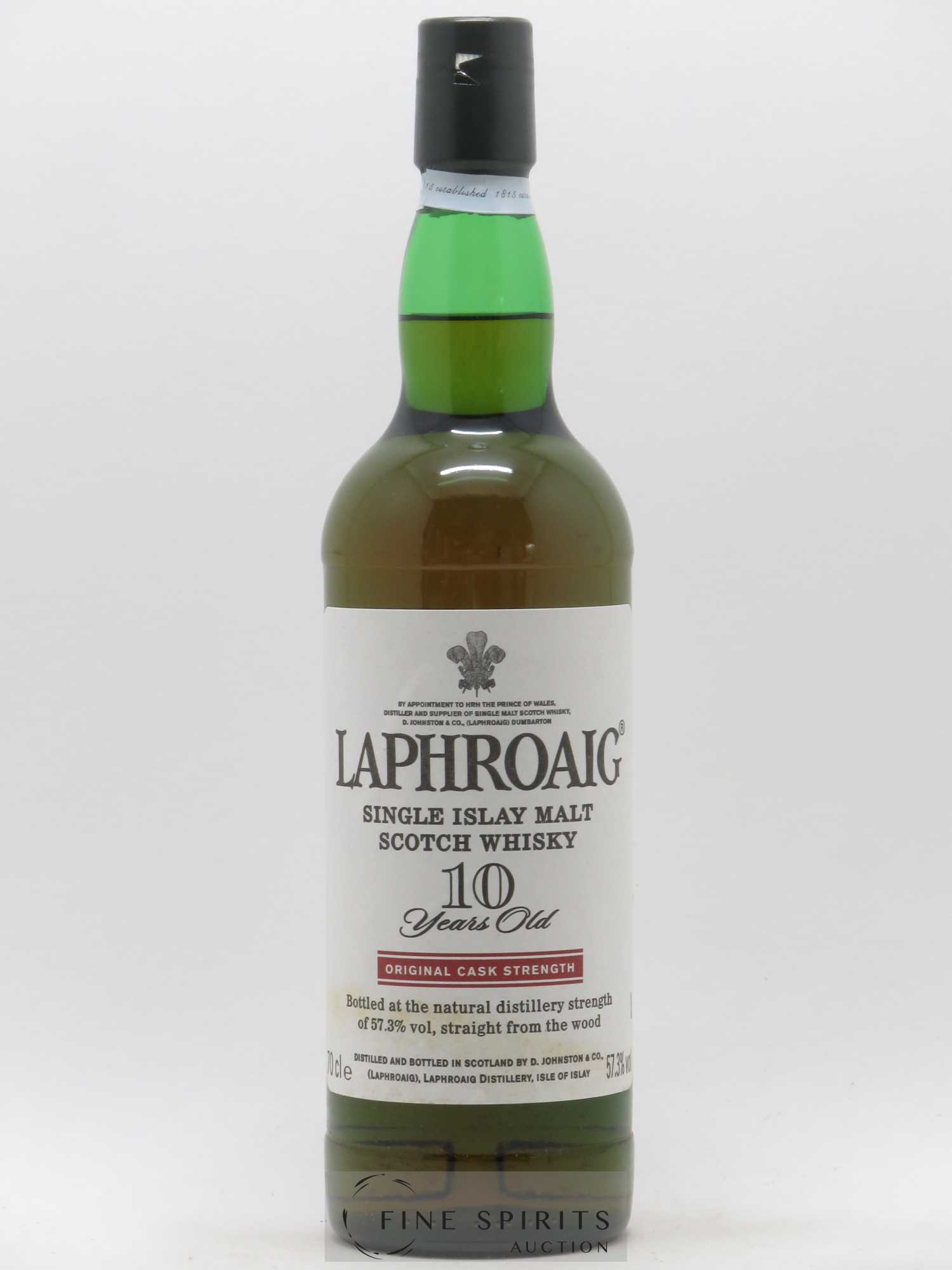Laphroaig 10 years Of. Cask Strength 57.3° - Posten von 1 Flasche - 1