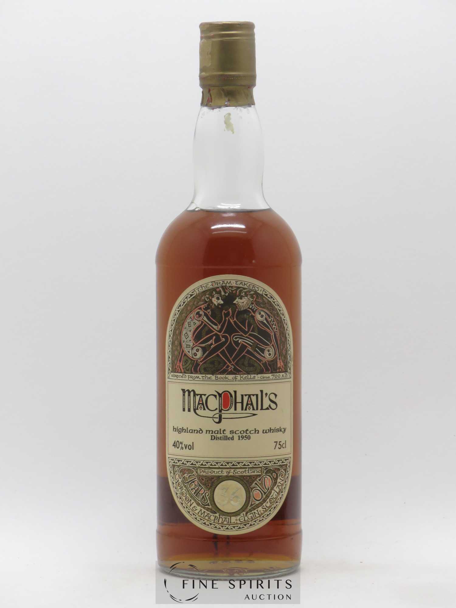 MacPhail's 36 years 1950 Gordon & MacPhail The Dram Taker's - Lot de 1 bouteille - 0