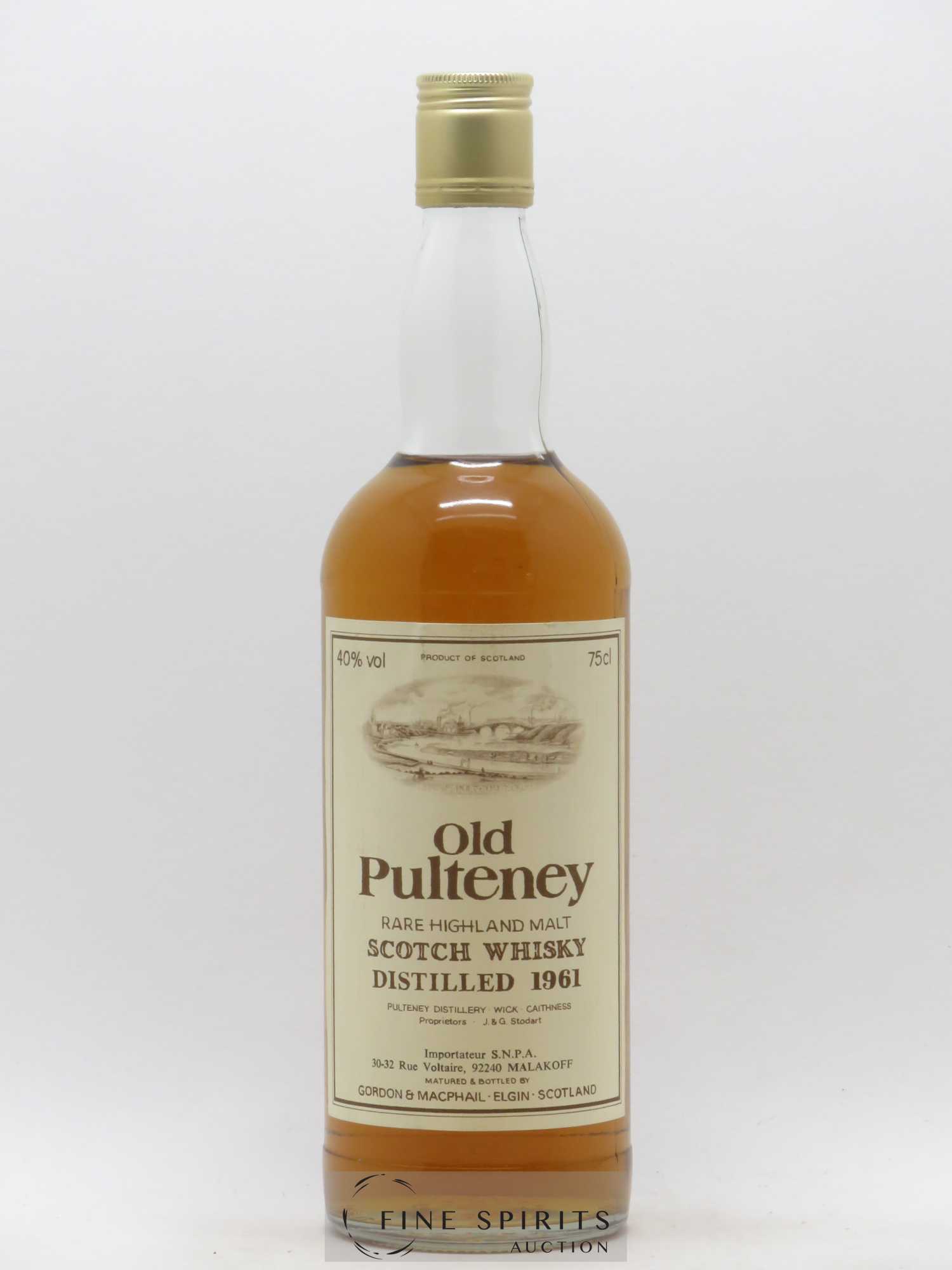 Old Pulteney 1961 Gordon & MacPhail S.N.P.A Import Rare Malt - Posten von 1 Flasche - 0