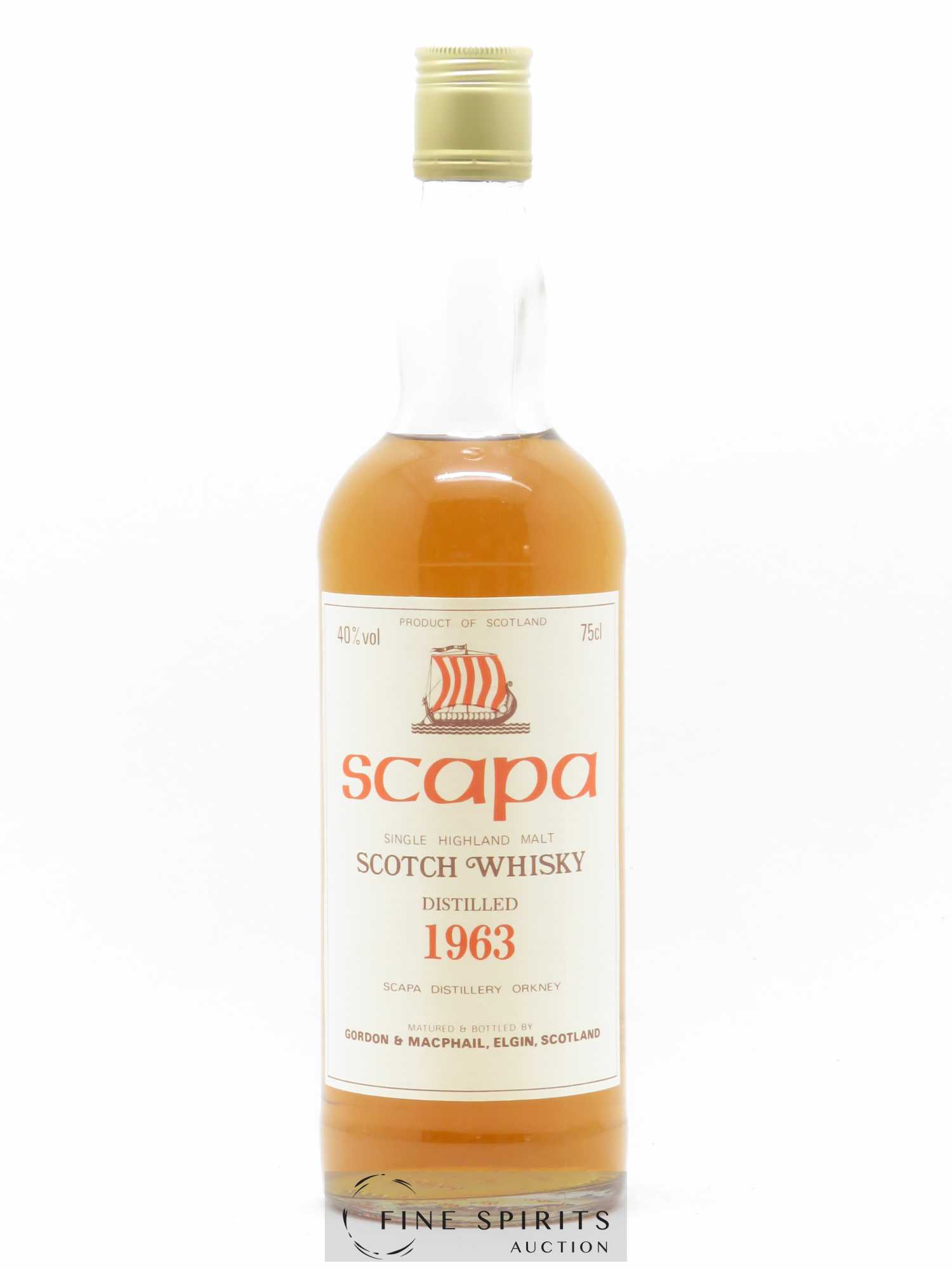Scapa 1963 Gordon & MacPhail - Posten von 1 Flasche - 1