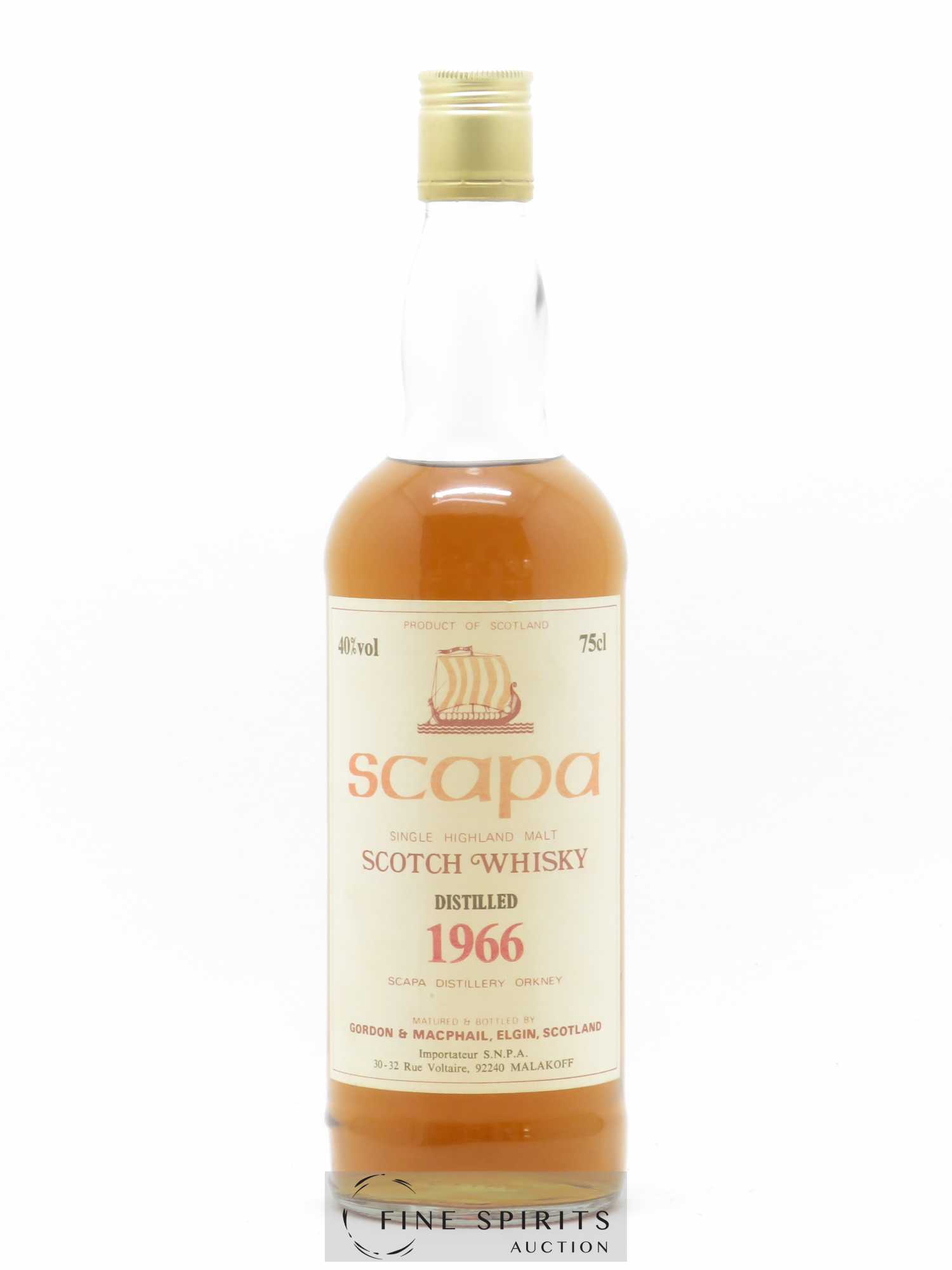 Scapa 1966 Gordon & MacPhail S.N.P.A Import - Lot de 1 bouteille - 1