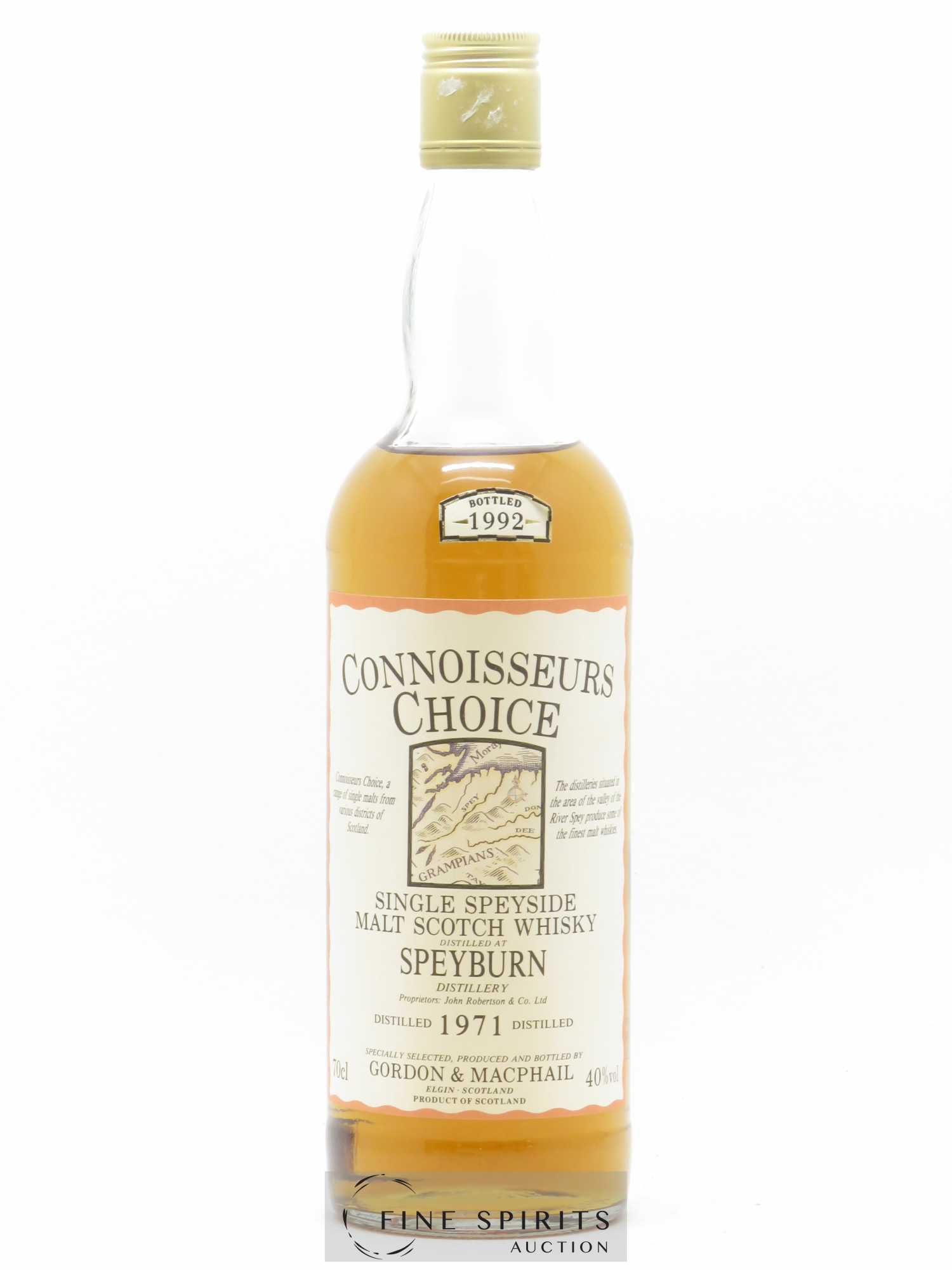 Speyburn 1971 Gordon & MacPhail bottled 1992 Connoisseurs Choice - Lot de 1 bouteille - 1