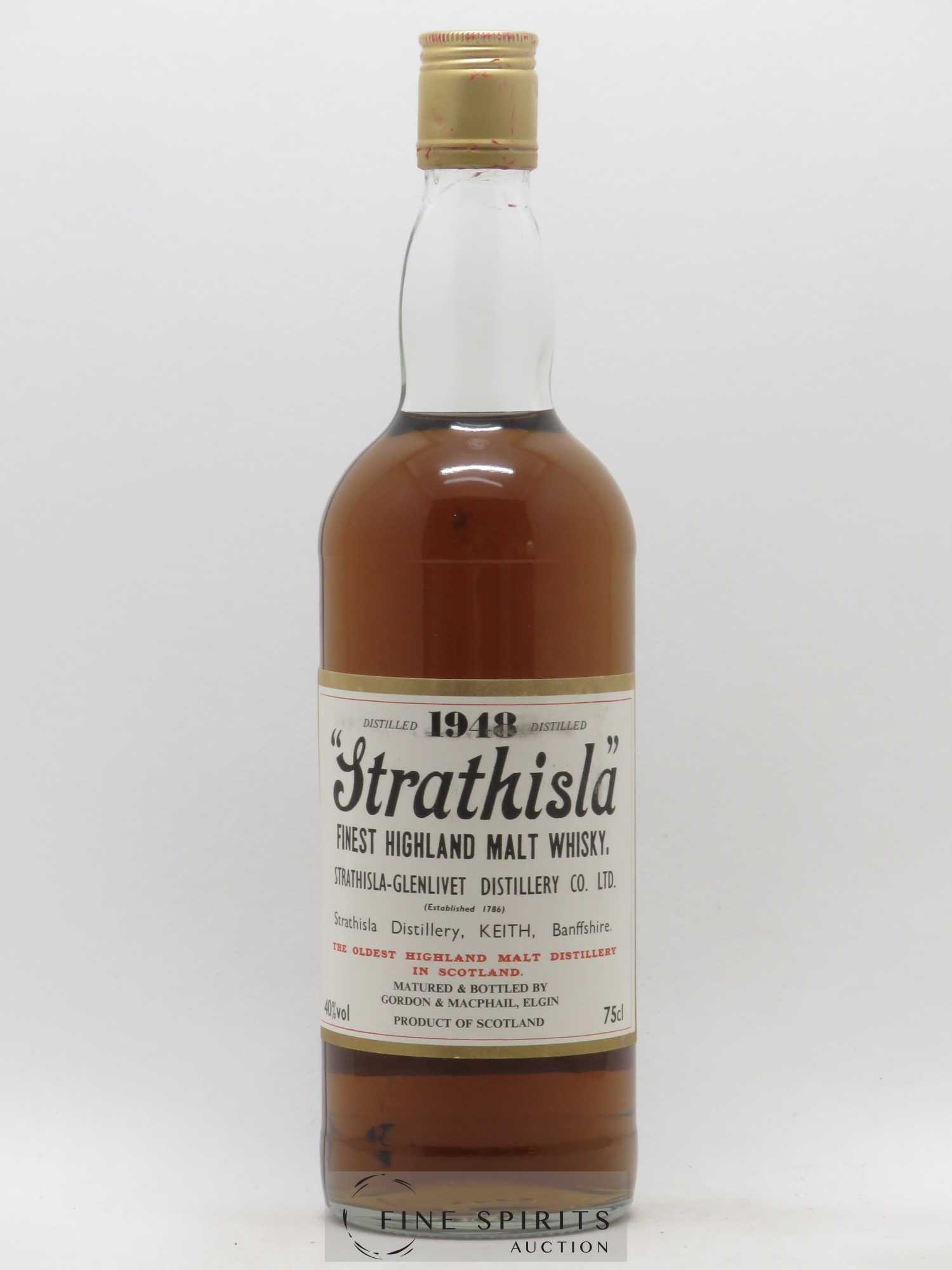 Strathisla 1948 Gordon & MacPhail - Posten von 1 Flasche - 0