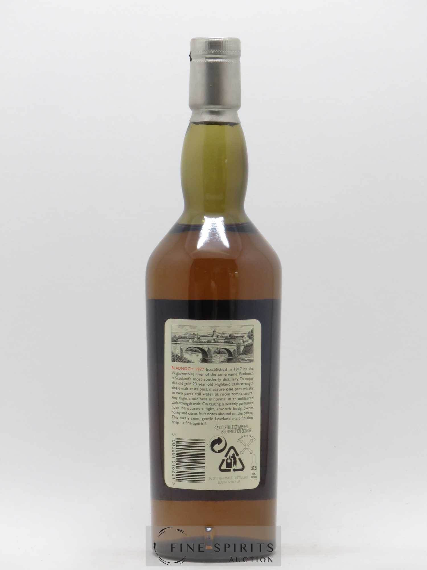 Bladnoch 23 years 1977 Of. Rare Malts Selection Natural Cask Strengh - bottled 2001 Limited Edition - Lot de 1 bouteille - 2