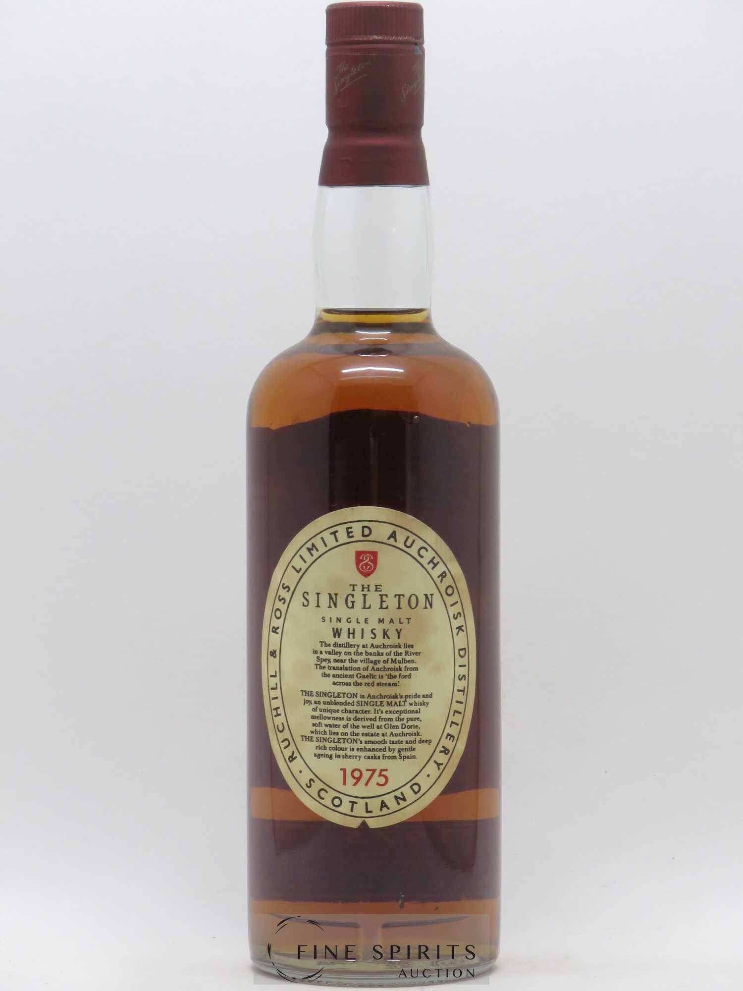 The Singleton Of Auchroisk 1975 Of. Mature and Mellow Unblended - Lot de 1 bouteille - 1