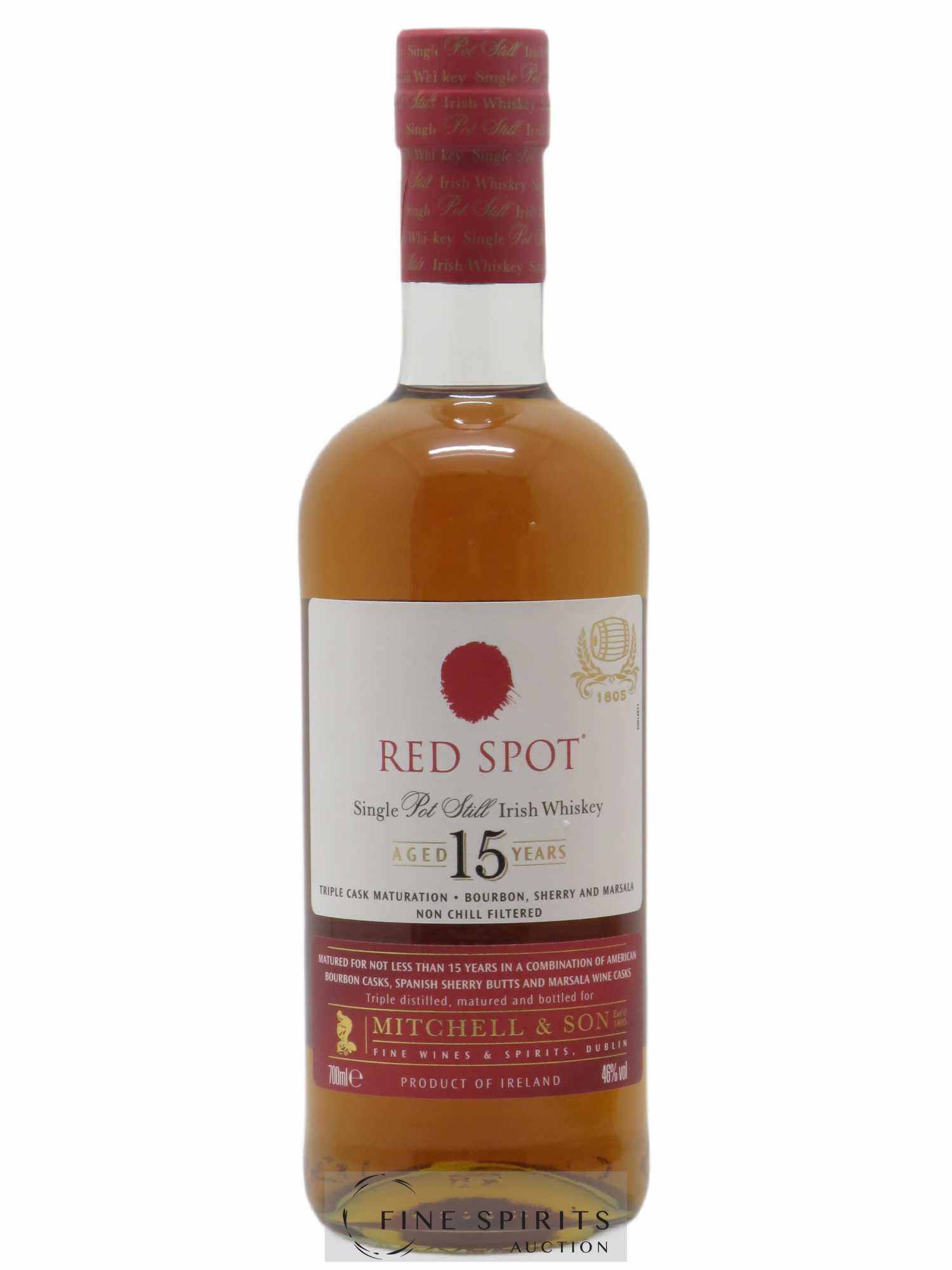 Red Spot 15 years Of. Triple Cask Maturation - Non Chill Filtered Mitchell & Son - Posten von 1 Flasche - 0
