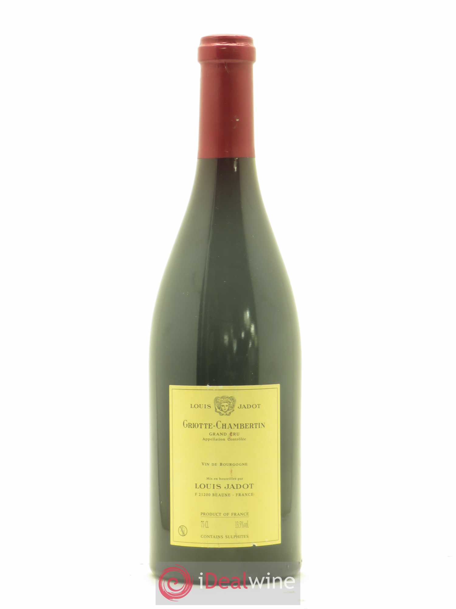 Griotte-Chambertin Grand Cru Maison Louis Jadot 2009 - Lot de 1 bouteille - 1