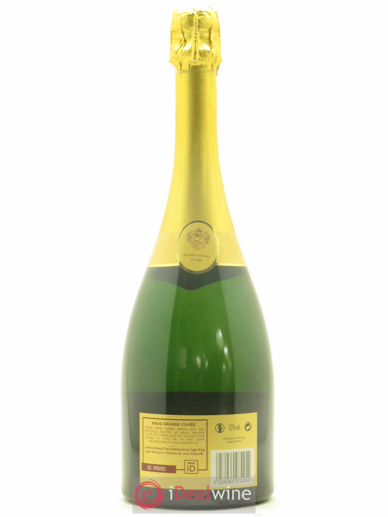 Grande Cuvée - 163ème édition Krug - Lot de 1 bouteille - 1