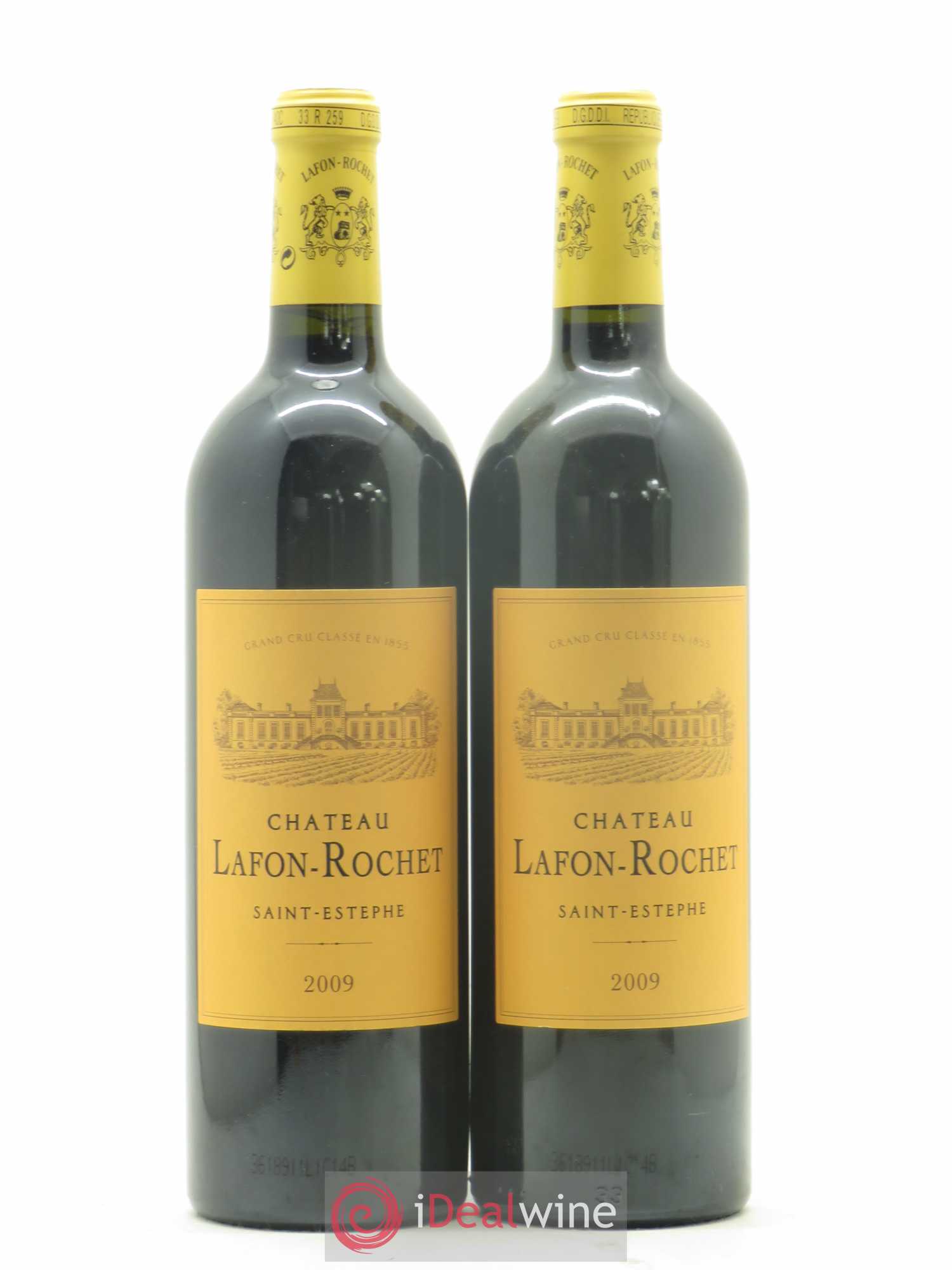 Château Lafon Rochet 4ème Grand Cru Classé 2009 - Lot de 2 bouteilles - 0