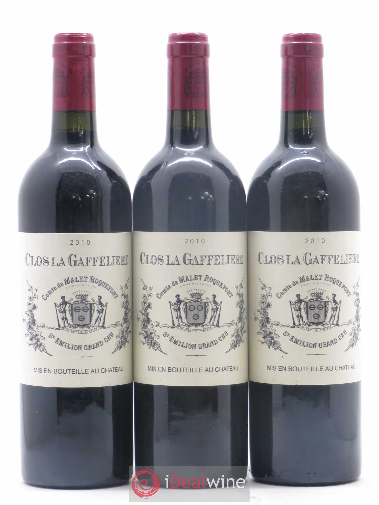 Saint-Émilion Grand Cru Clos La Gaffelière 2010 - Posten von 3 Flaschen - 0
