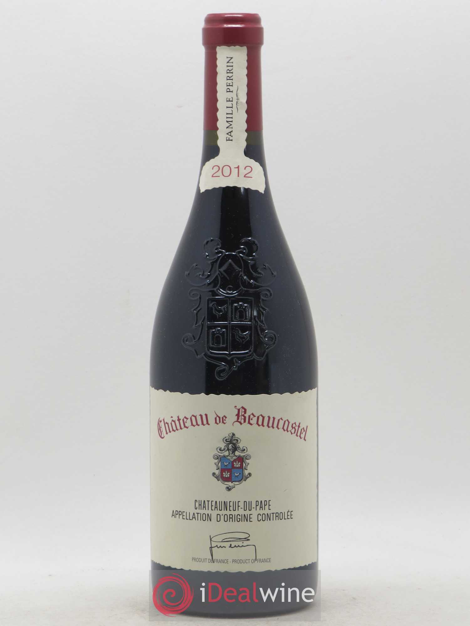 Châteauneuf-du-Pape Château de Beaucastel Famille Perrin 2012 - Lot de 1 bouteille - 0