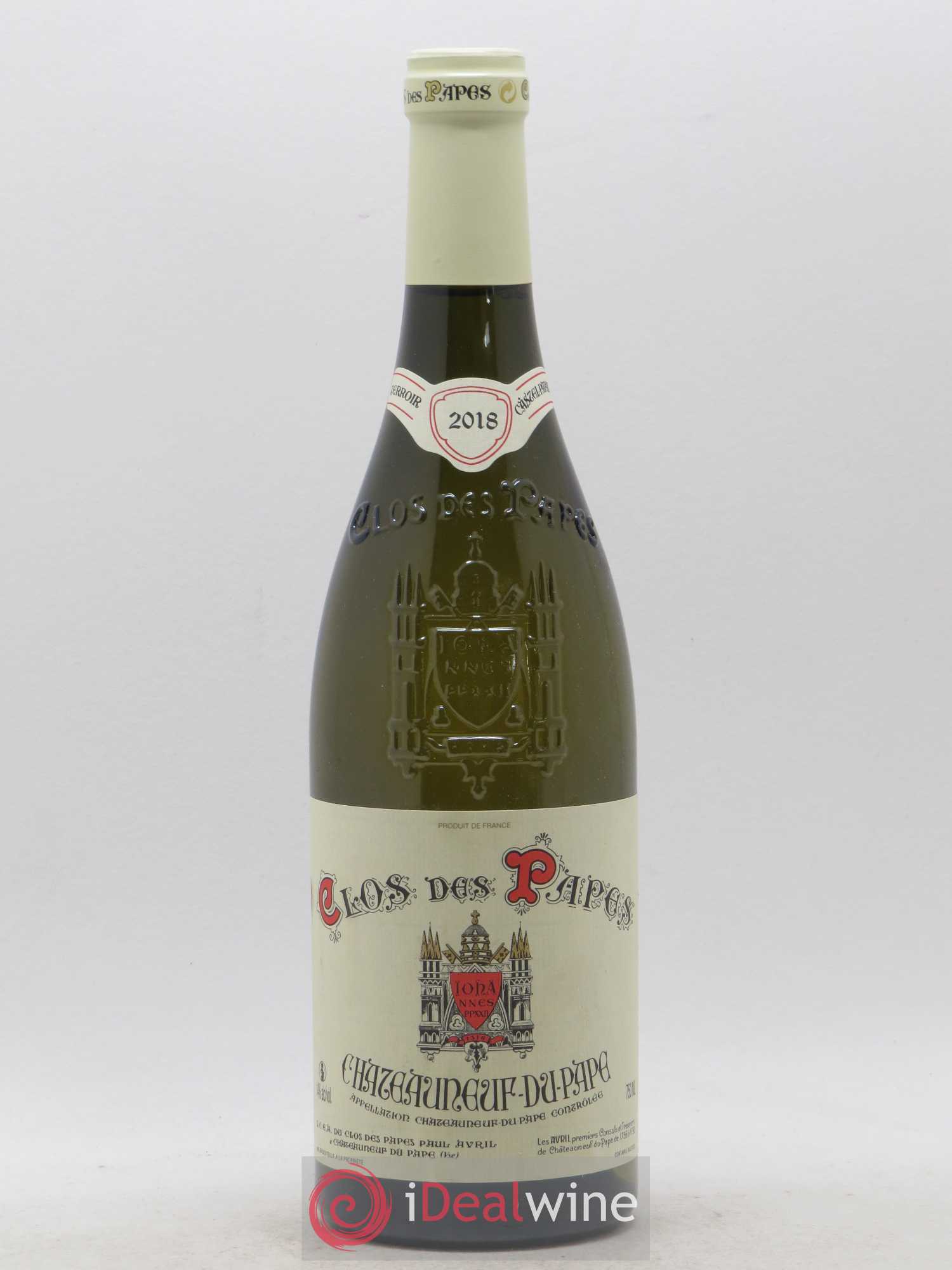 Châteauneuf-du-Pape Clos des Papes - Paul Avril 2018 - Lot de 1 bouteille - 0
