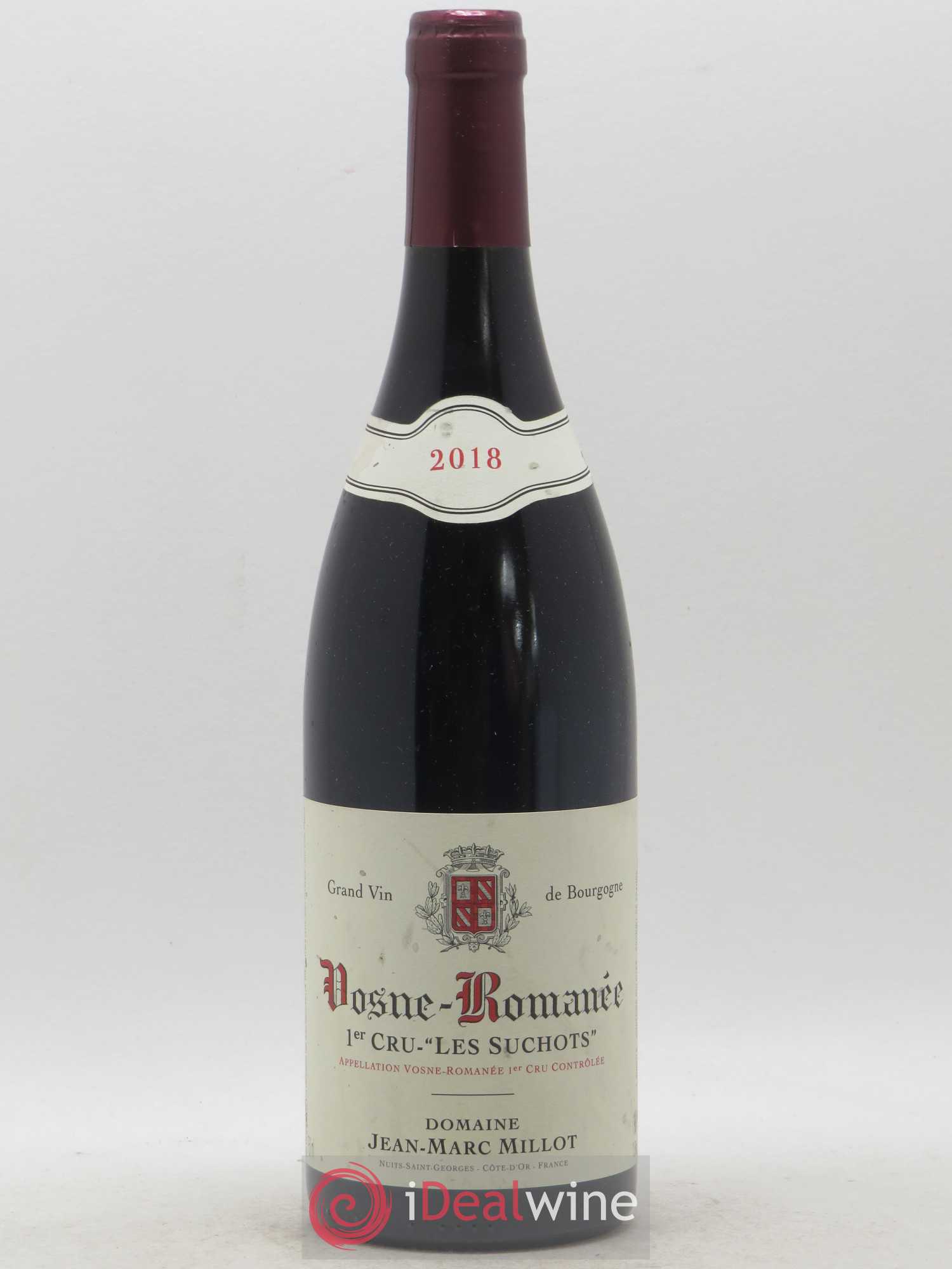 Vosne-Romanée 1er Cru Les Suchots Jean-Marc Millot 2018 - Lot de 1 bouteille - 0