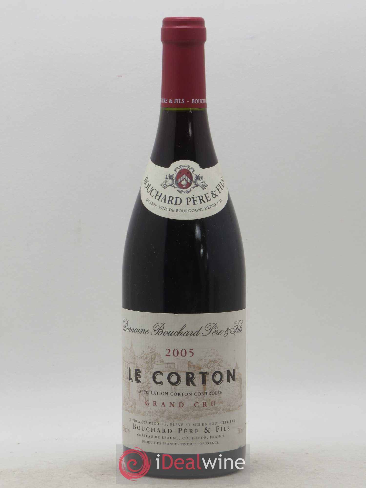 Corton Grand Cru Le Corton Bouchard Père & Fils 2005 - Lot de 1 bouteille - 0