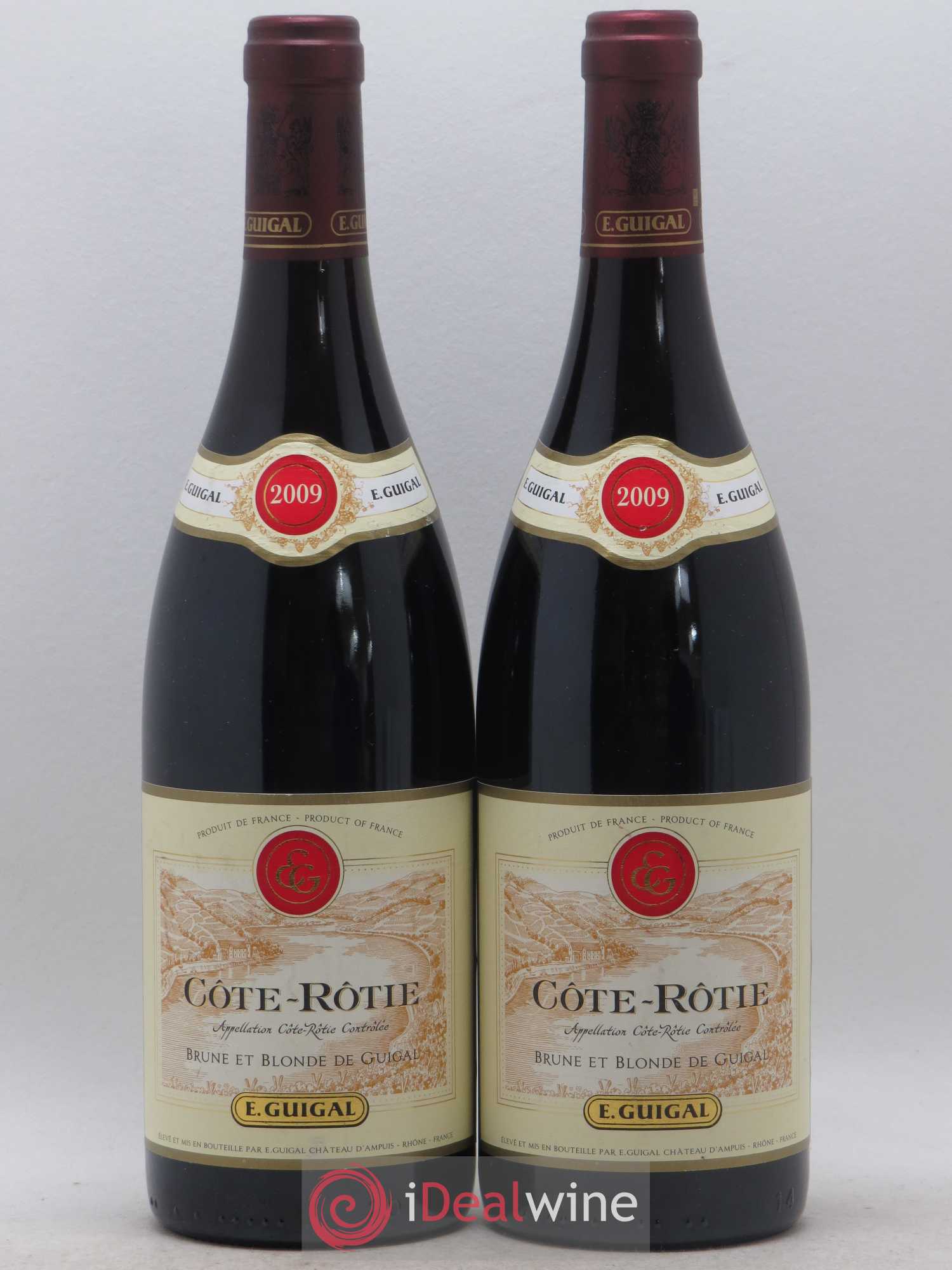 Côte-Rôtie Côtes Brune et Blonde Guigal 2009 - Lot de 2 bouteilles - 0