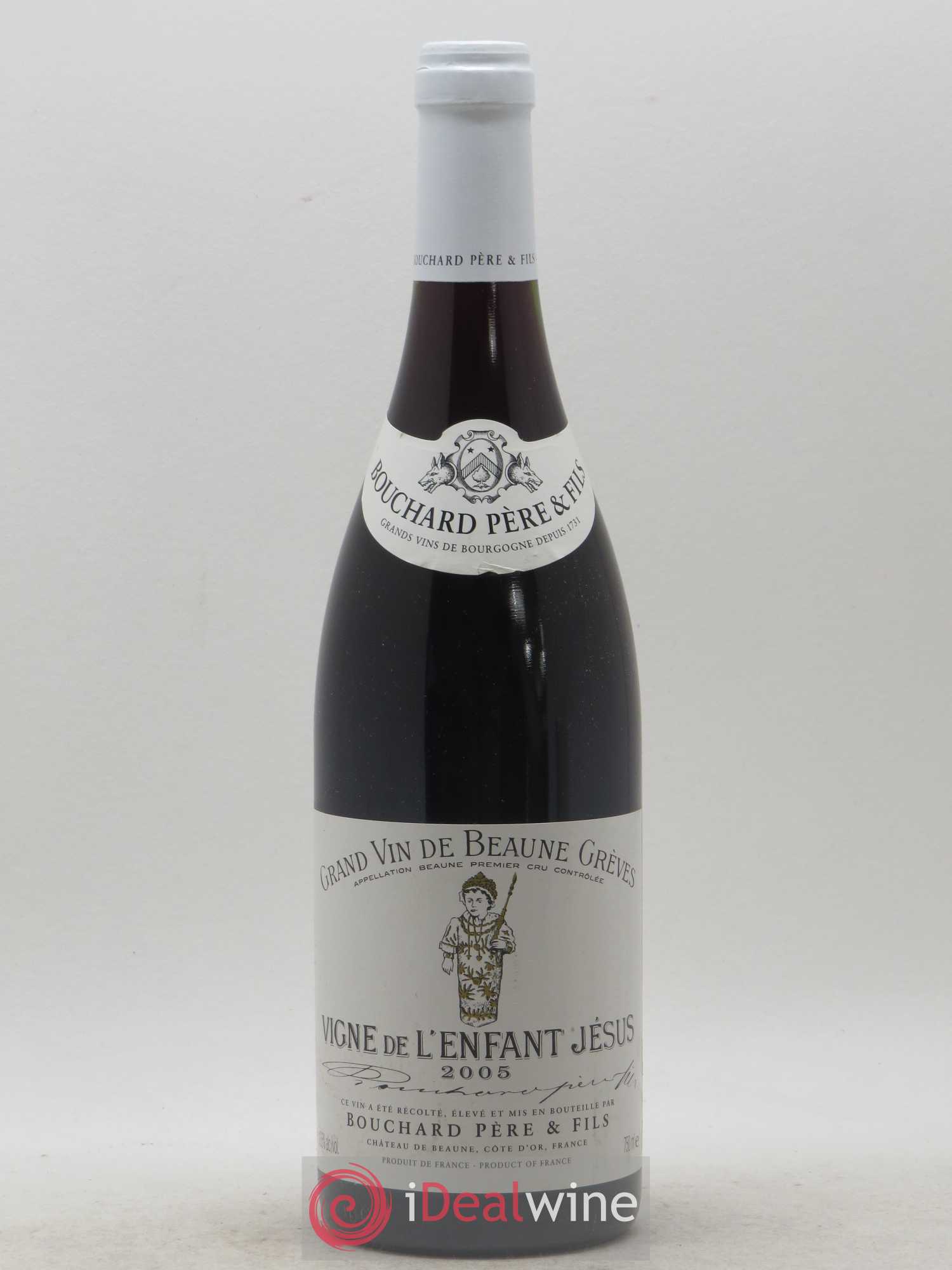 Beaune 1er Cru Grèves - Vigne de l'Enfant Jésus Bouchard Père & Fils 2005 - Lot de 1 bouteille - 0