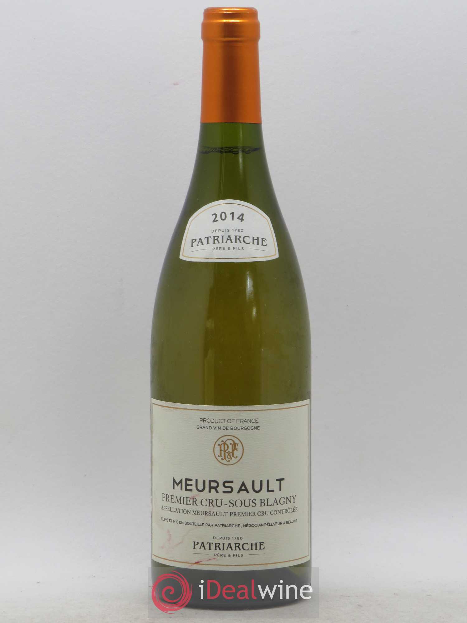 Meursault 1er Cru Sous Blagny Patriarche 2014 - Posten von 1 Flasche - 0