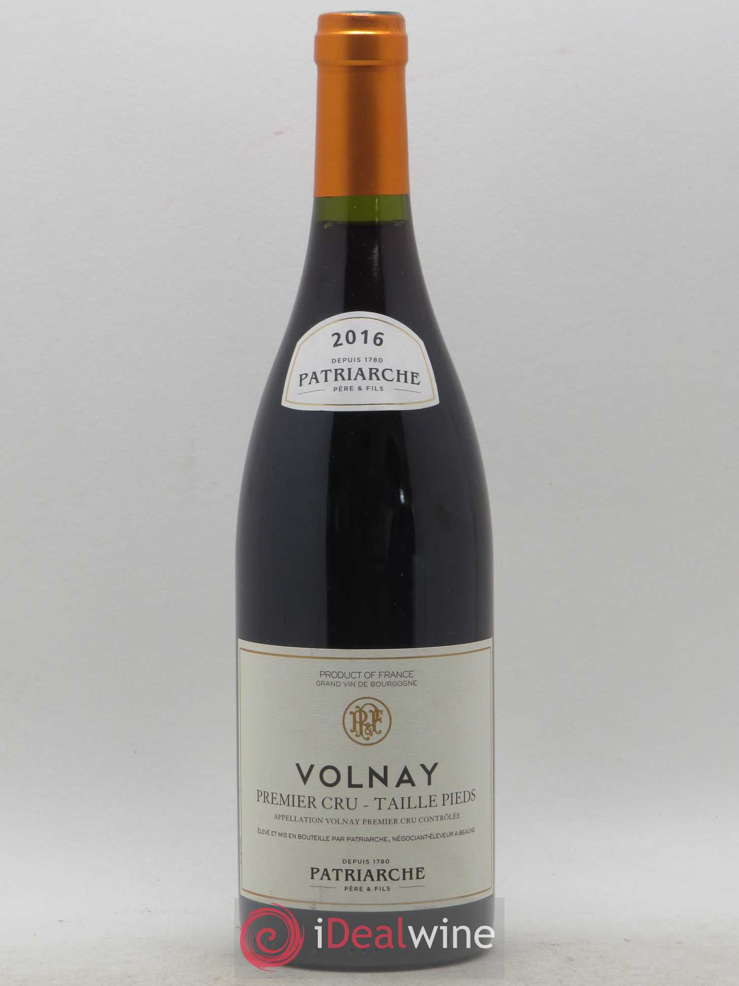 Volnay 1er Cru Taillepieds Patriarche 2016 - Posten von 1 Flasche - 0