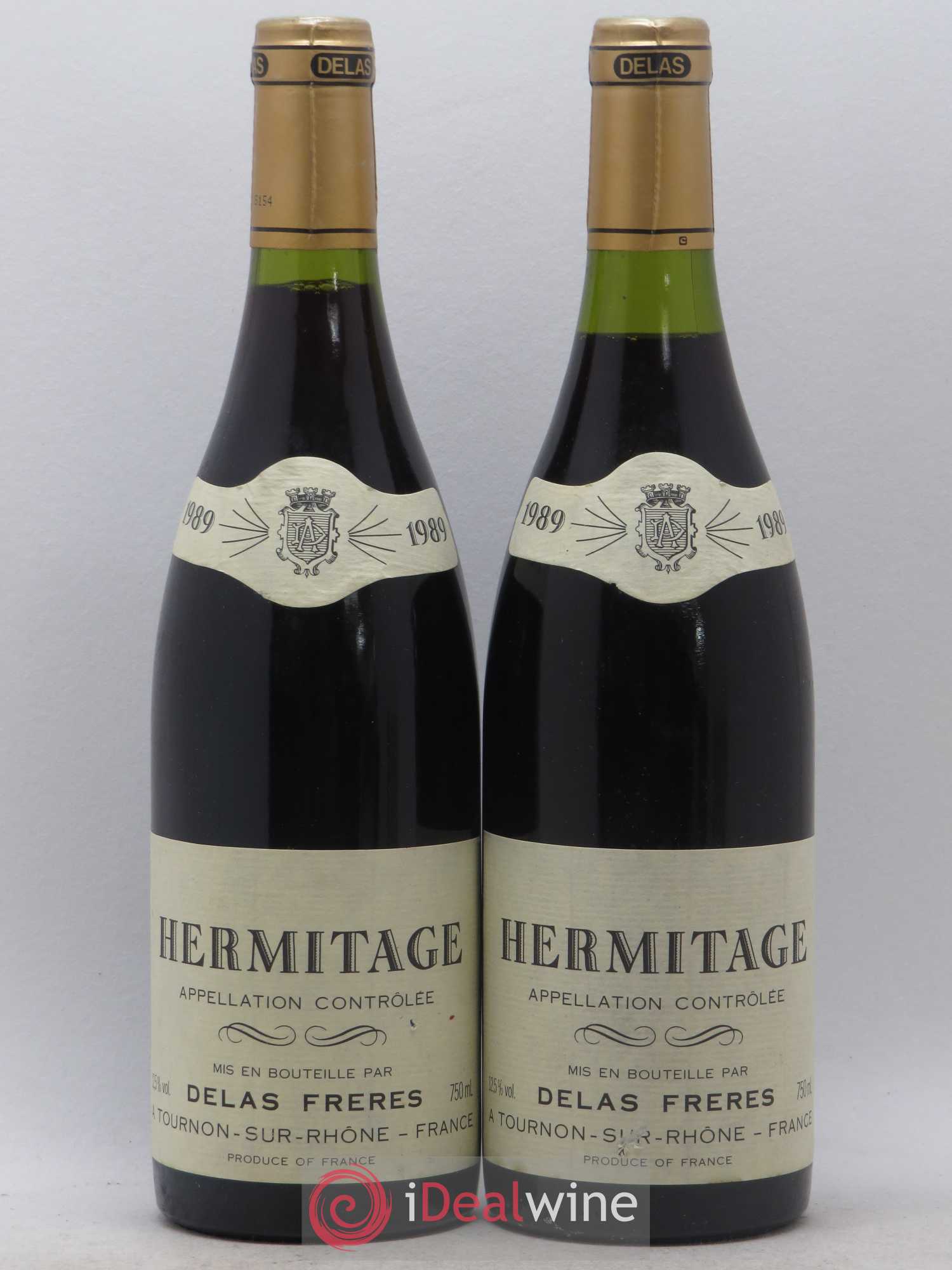 Hermitage Delas 1989 - Lot de 2 bouteilles - 0