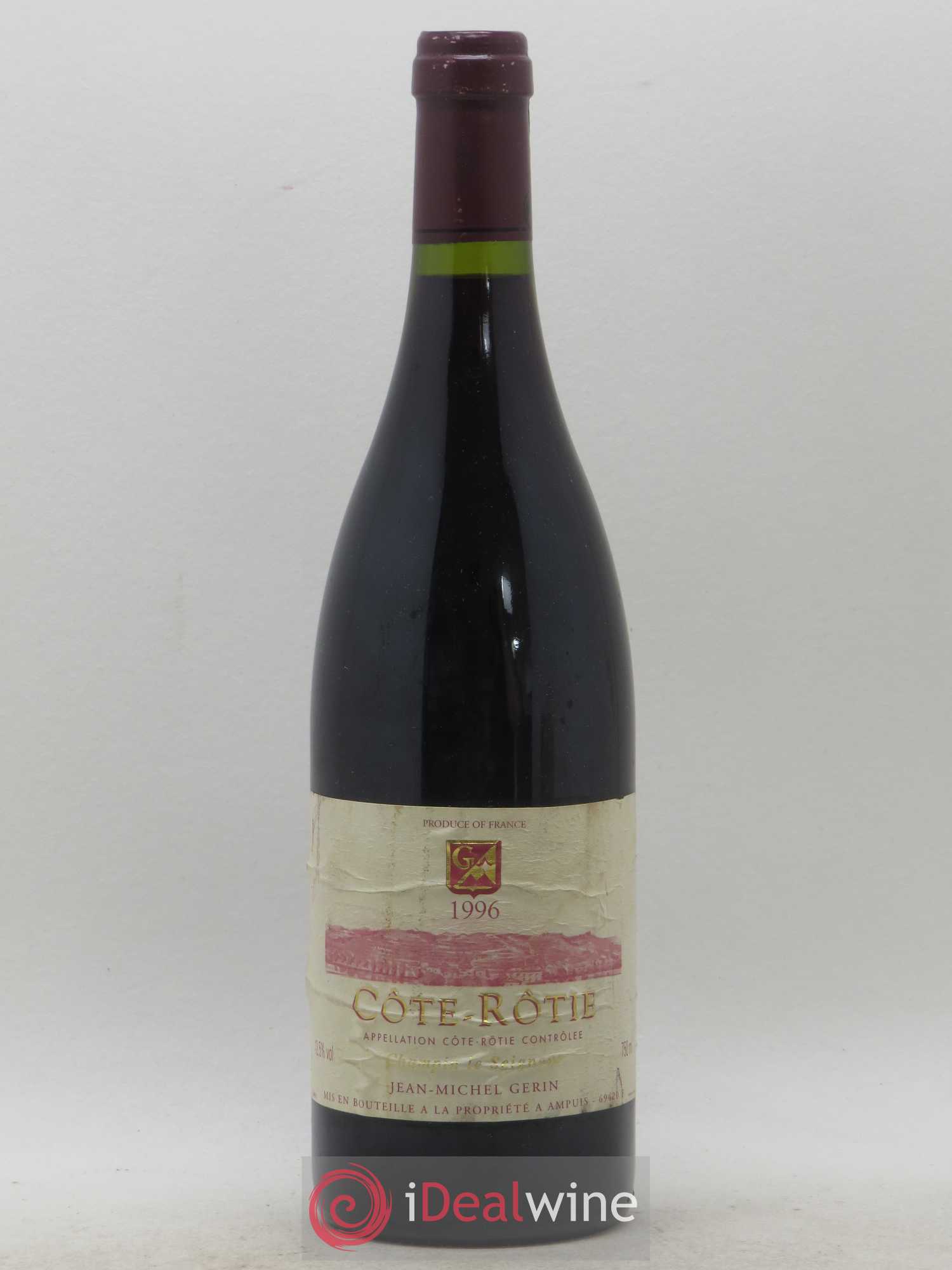 Côte-Rôtie Champin Le Seigneur Jean-Michel Gerin 1996 - Lot de 1 bouteille - 0