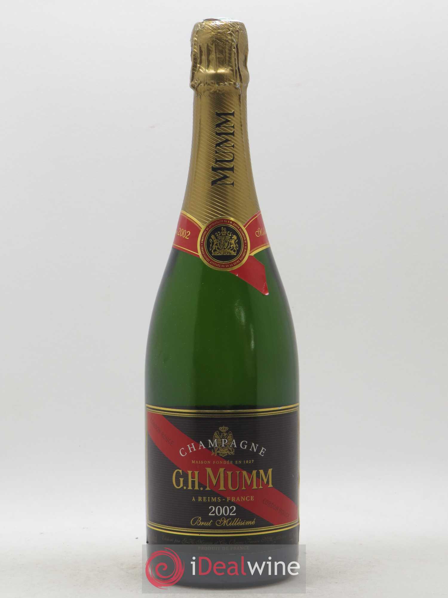 Cordon Rouge Mumm 2002 - Lot de 1 bouteille - 0