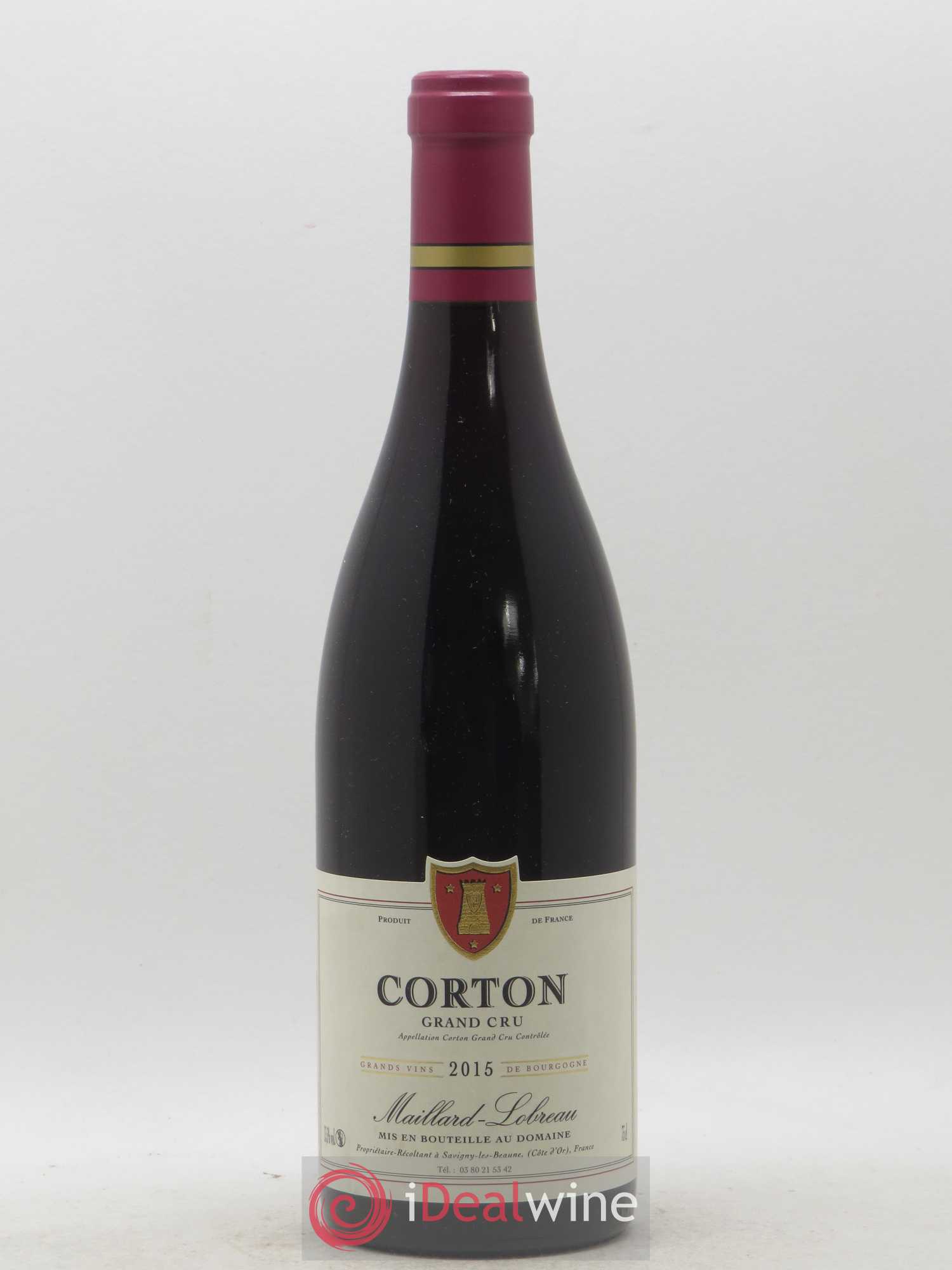 Corton Grand Cru Maillard Lobreau 2015 - Lot de 1 bouteille - 0